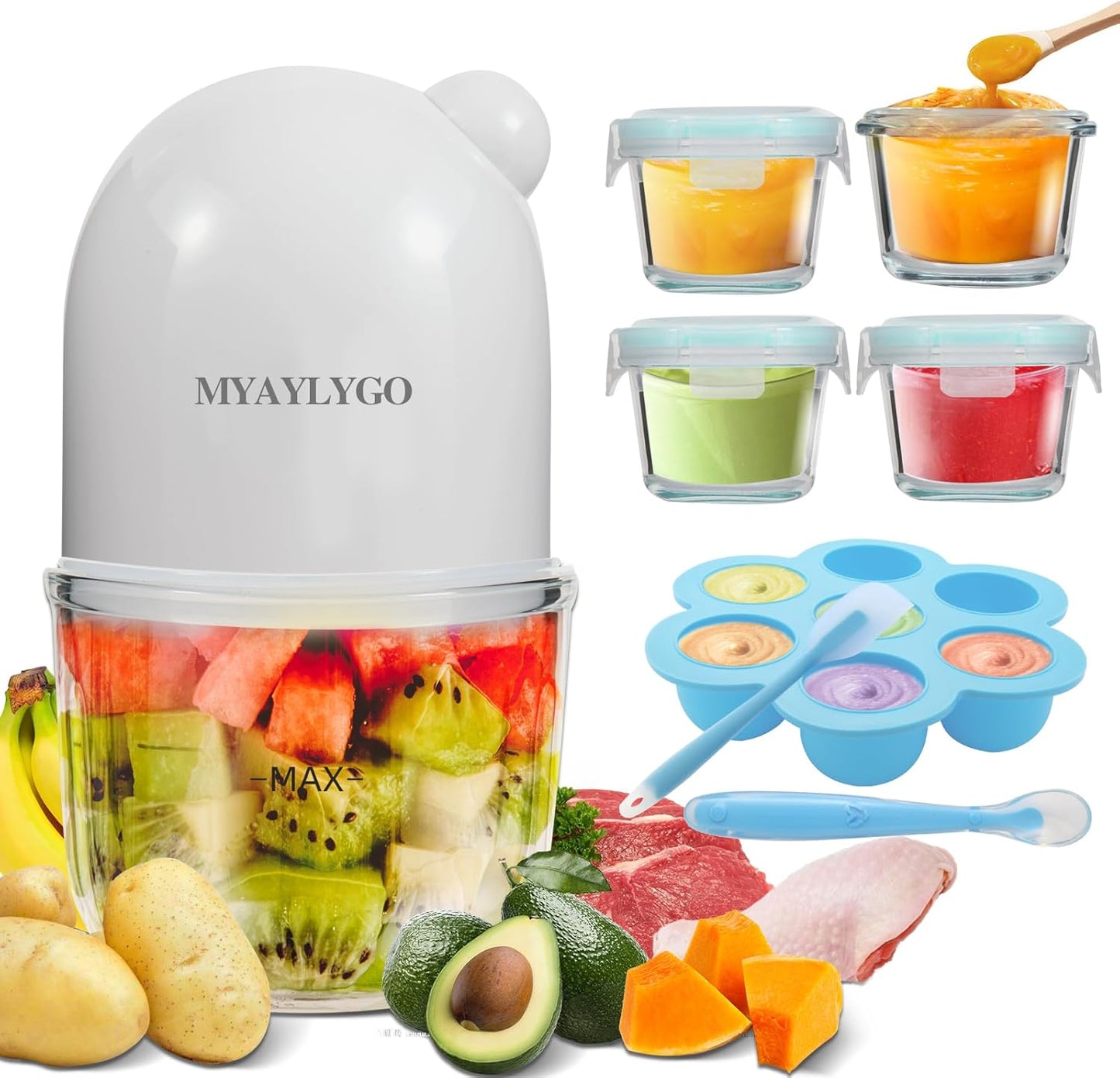 Upgraded 14-in-1 Baby Food Maker for Healthy Homemade Meals