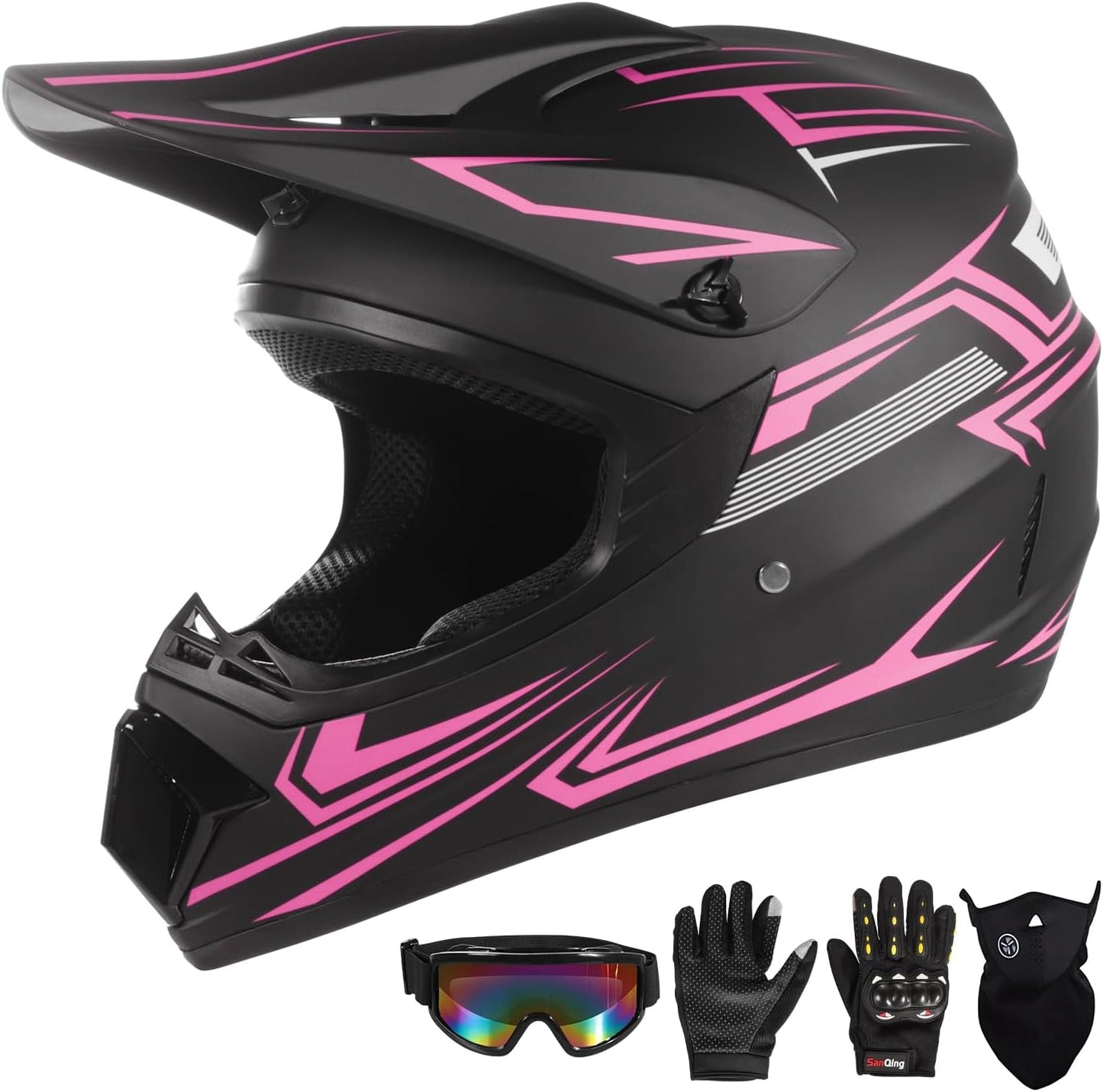 Youth Motocross Helmet for Kids - Full Face Safety Gear