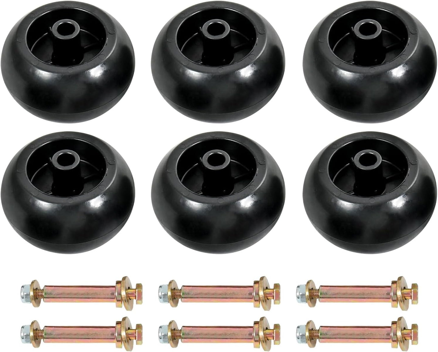6Pcs Lawn Mower Anti Scalp Deck Wheel Kit for Bad Boy & Exmark