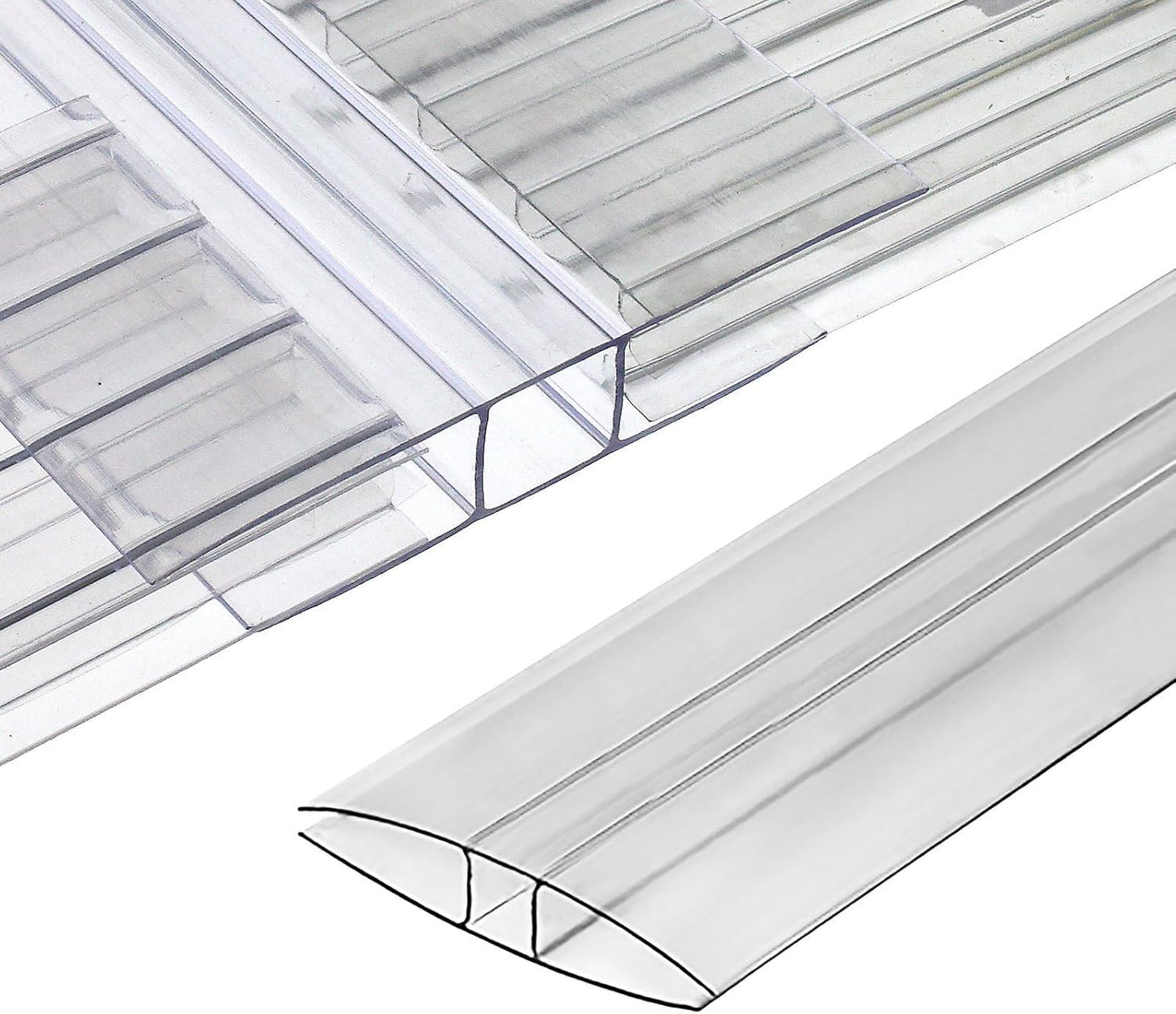 Polycarbonate Greenhouse Panels H Connectors for Seamless Fit