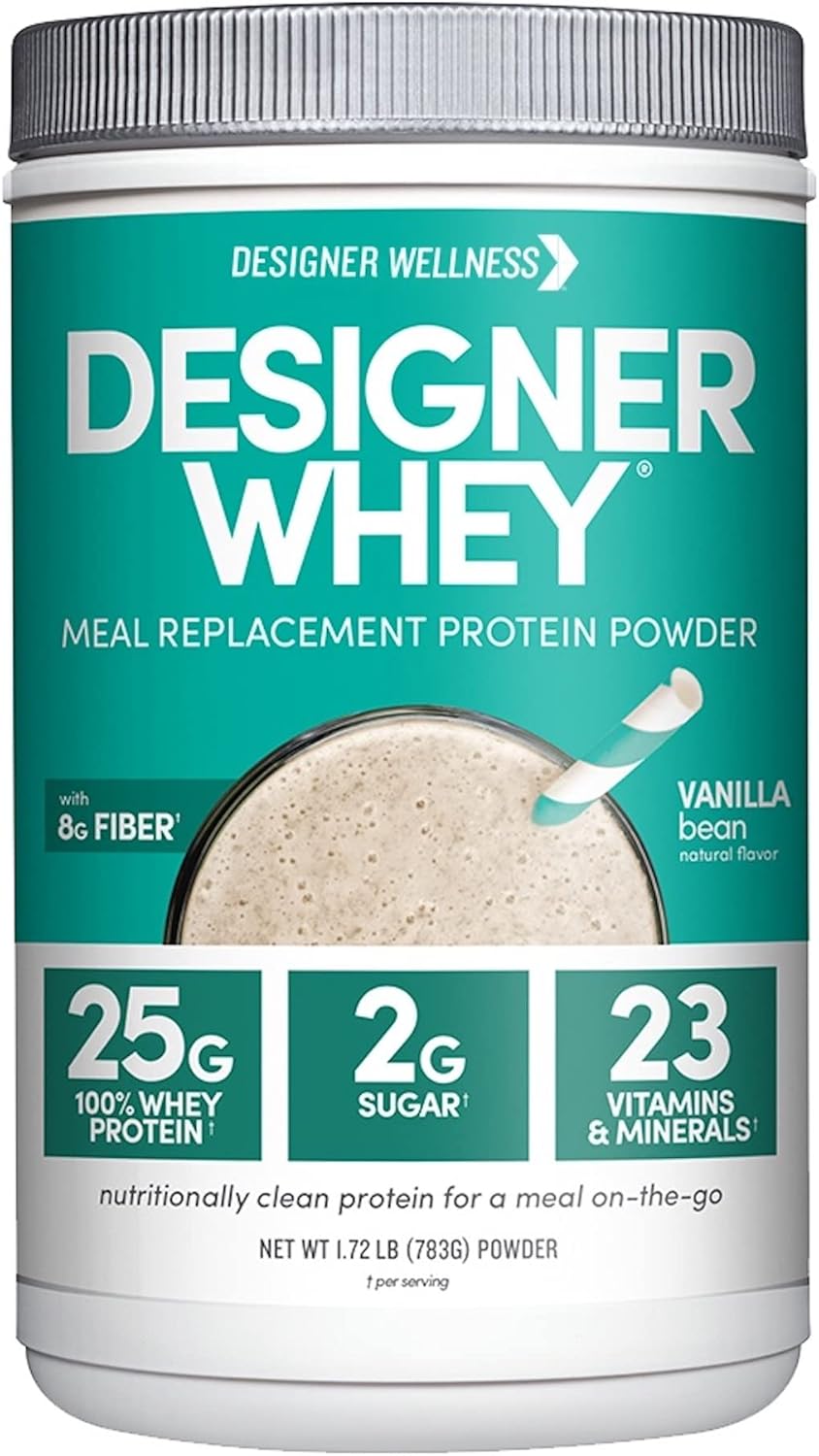 Designer Whey Protein Meal Replacement Powder for Wellness