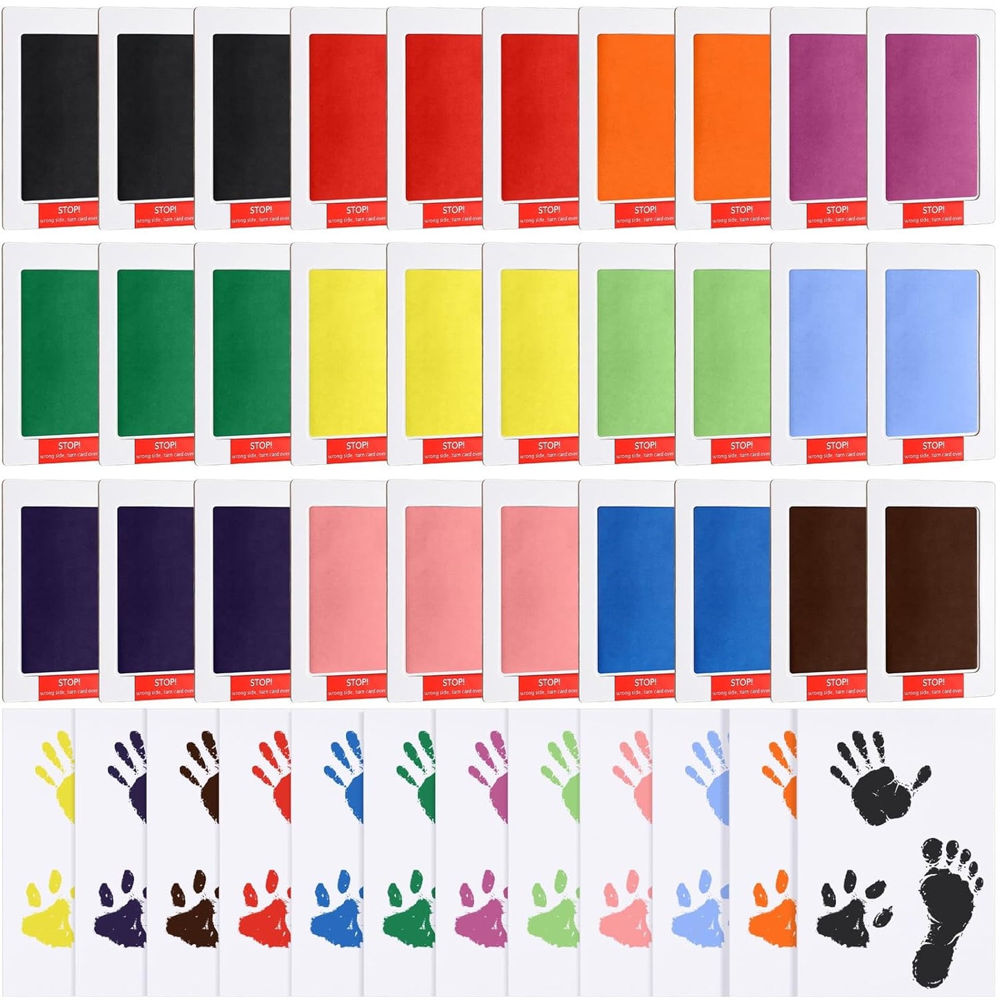 Jetec Inkless Baby Footprint and Handprint Kit for Keepsakes