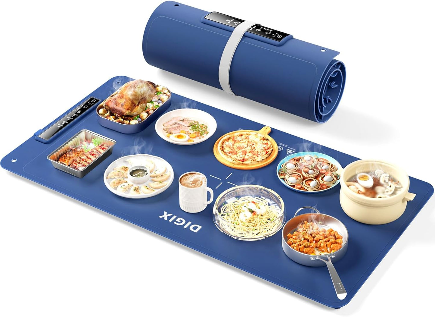 DIGIX XXL Food Warming Mat for Effortless Party Hosting