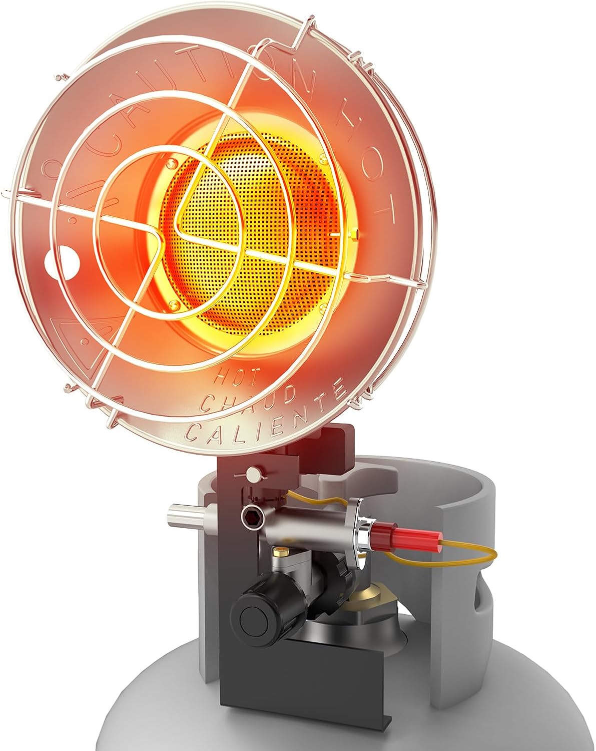 15000BTU Portable Propane Heater for Outdoor Use with Safety Features