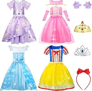 Meland Princess Dresses for Girls - Dress Up Clothes Set