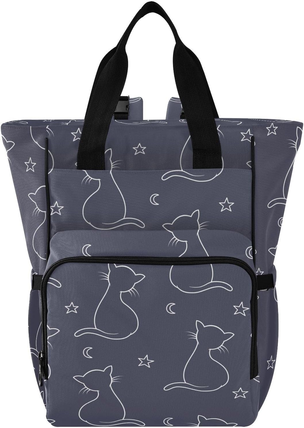 SPRIPORT Cat Star Diaper Backpack - Ultimate Travel Companion