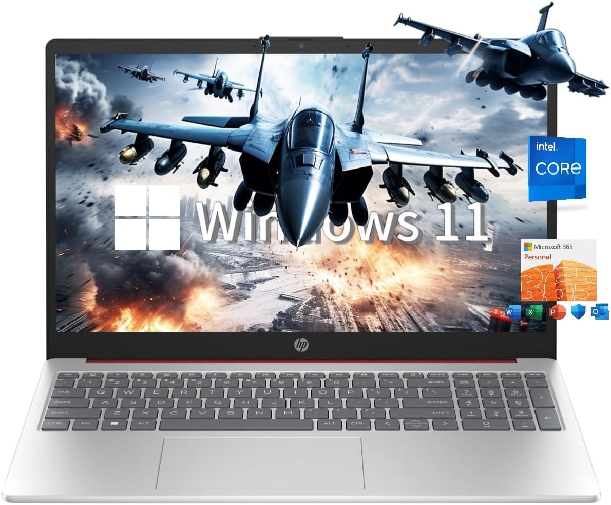 HP Essential 15.6 Anti-Glare HD Laptop with 16GB RAM and 256GB Storage