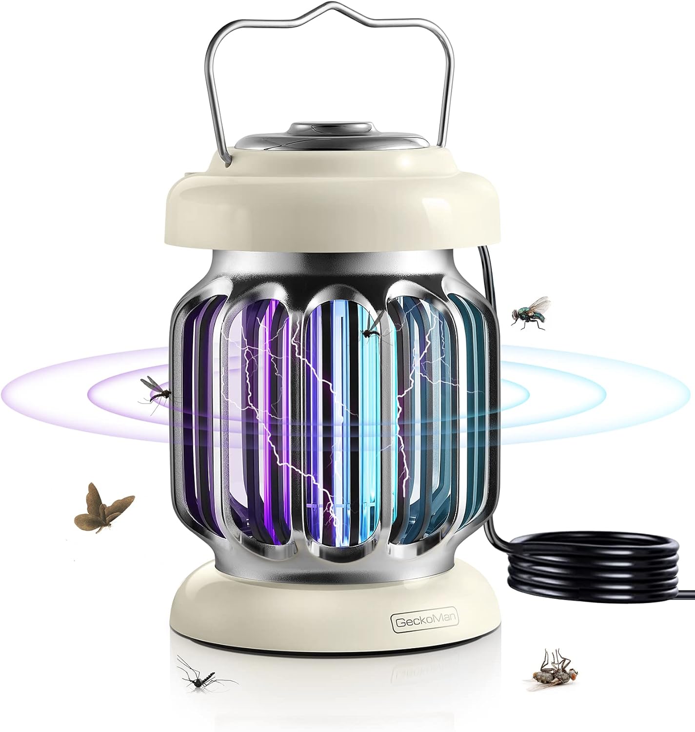 GeckoMan Hybrid Spectrum Waterproof Bug Zapper for Indoor Outdoor