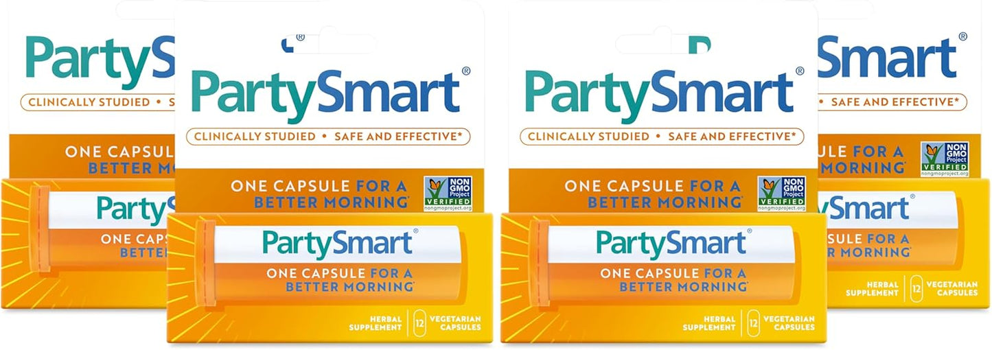 PartySmart Capsules for Alcohol Breakdown and Liver Support