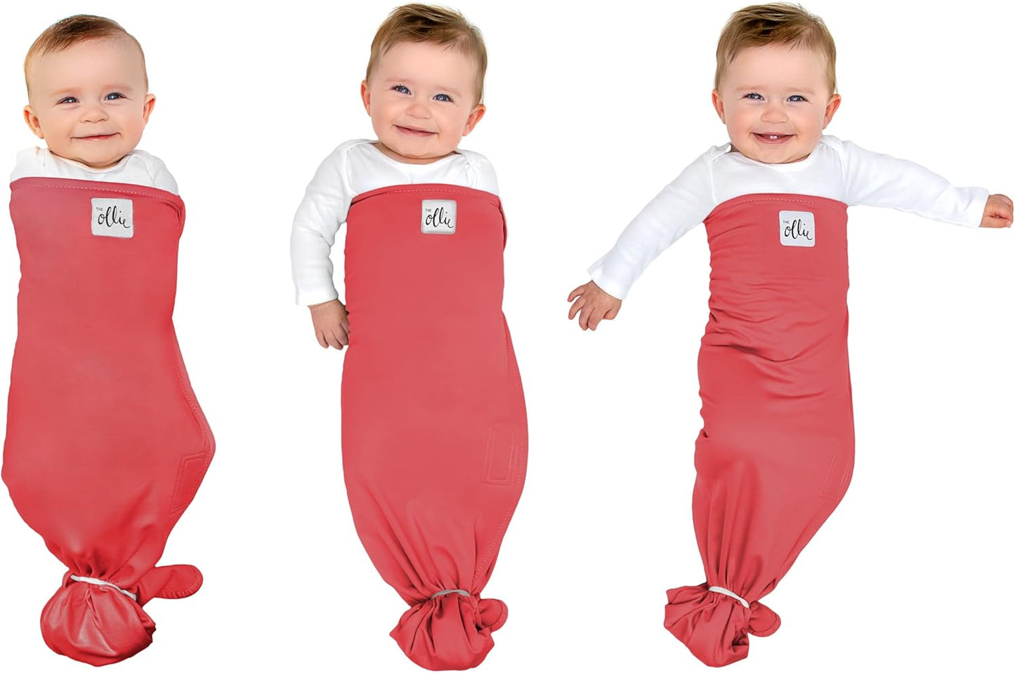The Ollie Swaddle Adjustable Baby Swaddle for Safe Sleep