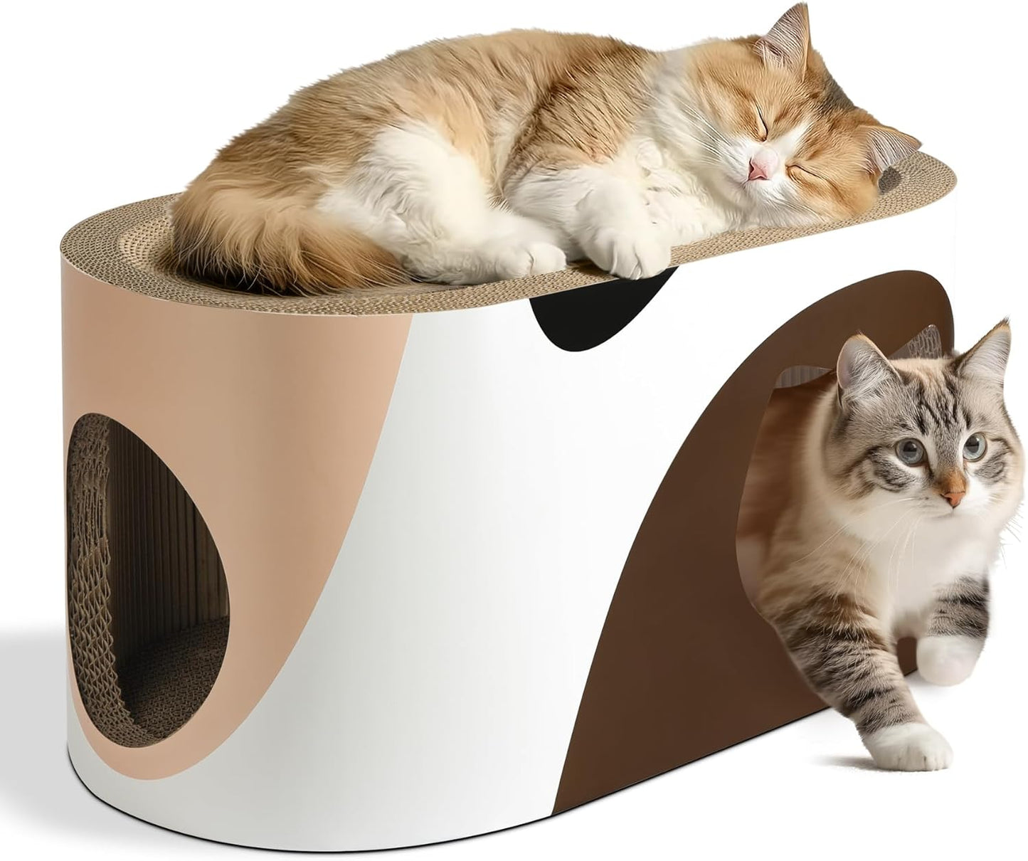 Big Cat Scratcher Lounge for Indoor Cats and Bunnies - XL Size