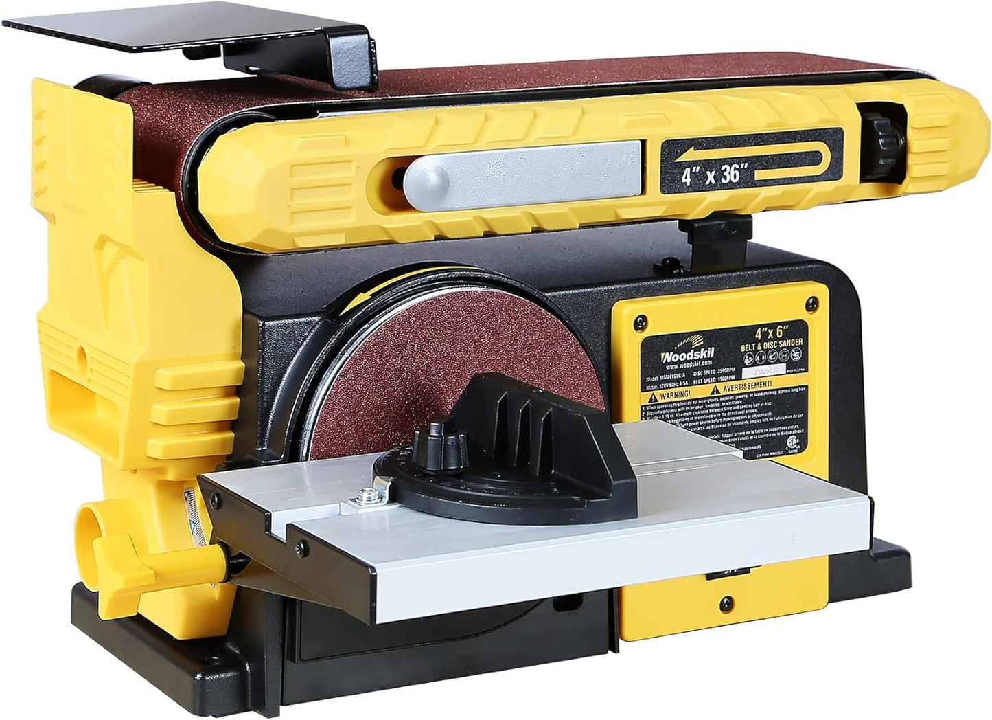 4.5-Amp Belt & Disc Sander Combo for Efficient Sanding Tasks