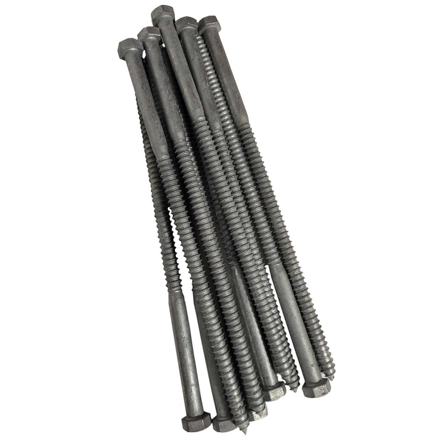 1/2 in x 12 in Lag Bolt Screws - Hex Head Hot Dip Galvanized