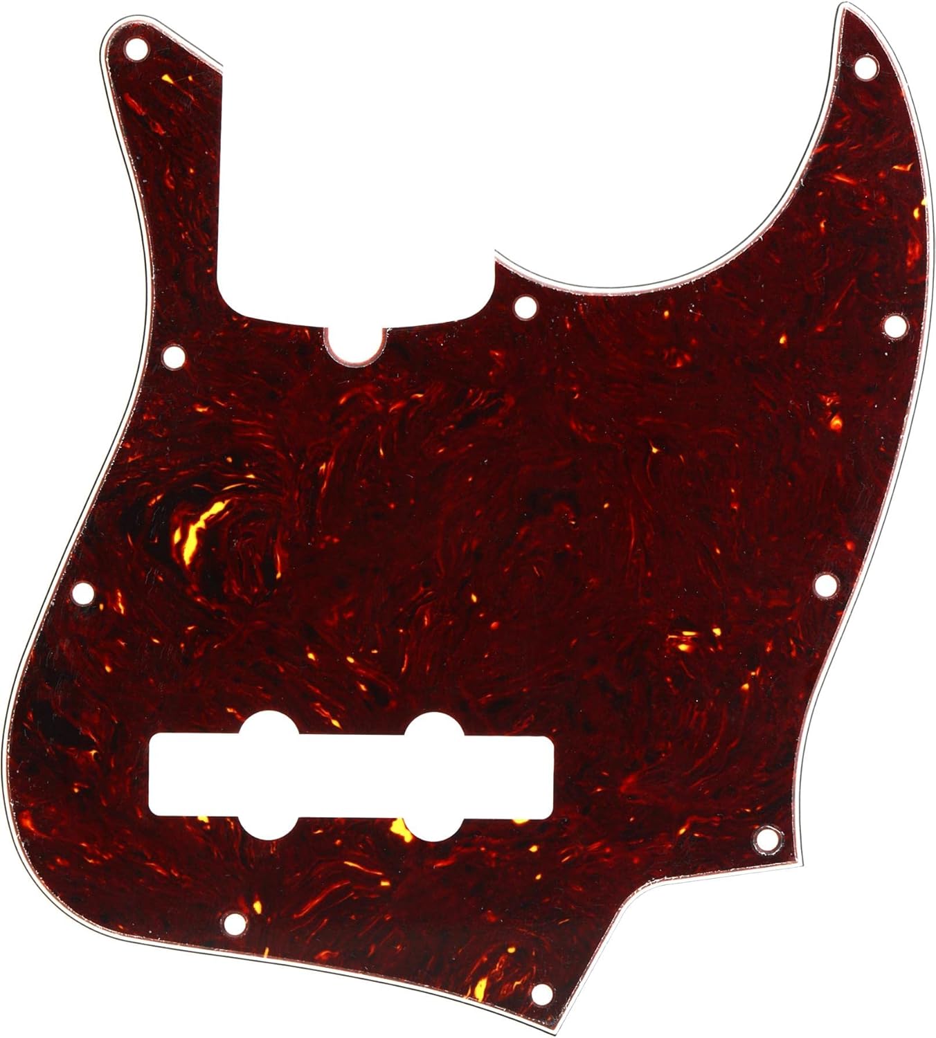 Fender 10-hole Contemporary Jazz Bass Pickguard in Tortoise Shell