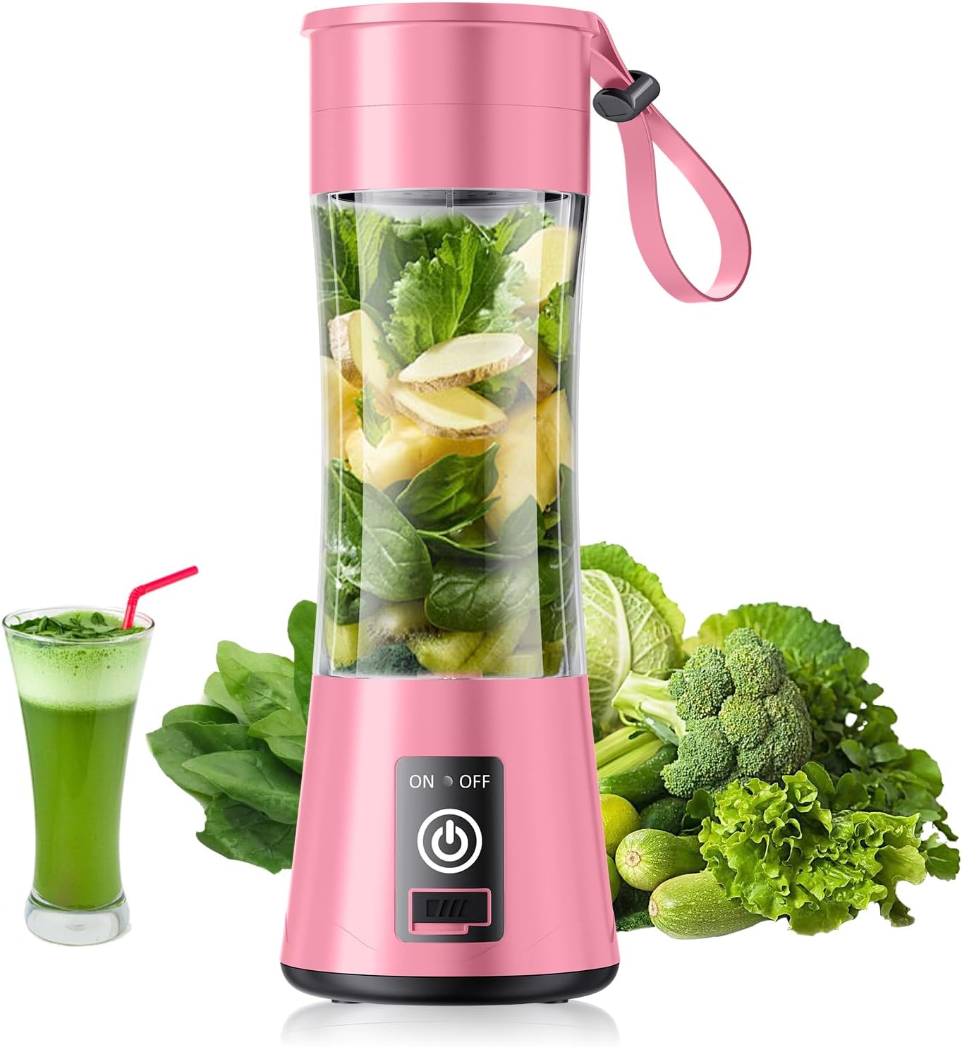 Portable Cordless Blender - Smoothies Anywhere!