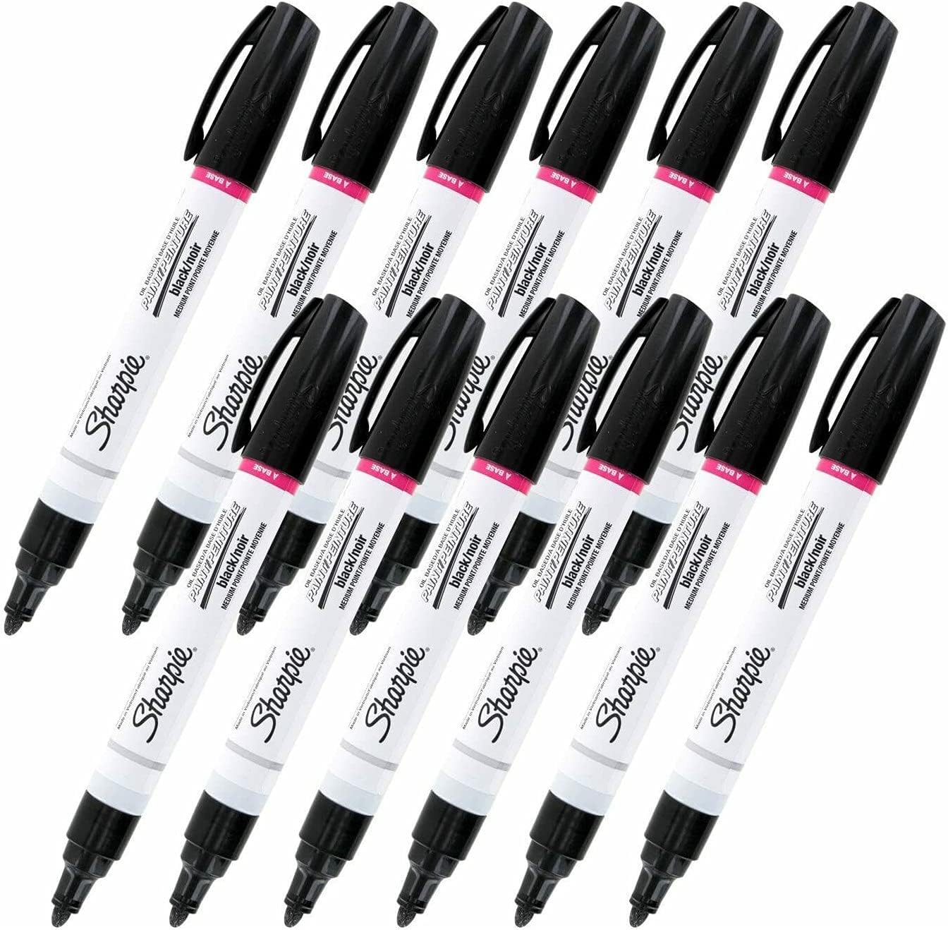 Sharpie Oil-Based Paint Marker Pack of 12 for Versatile Art