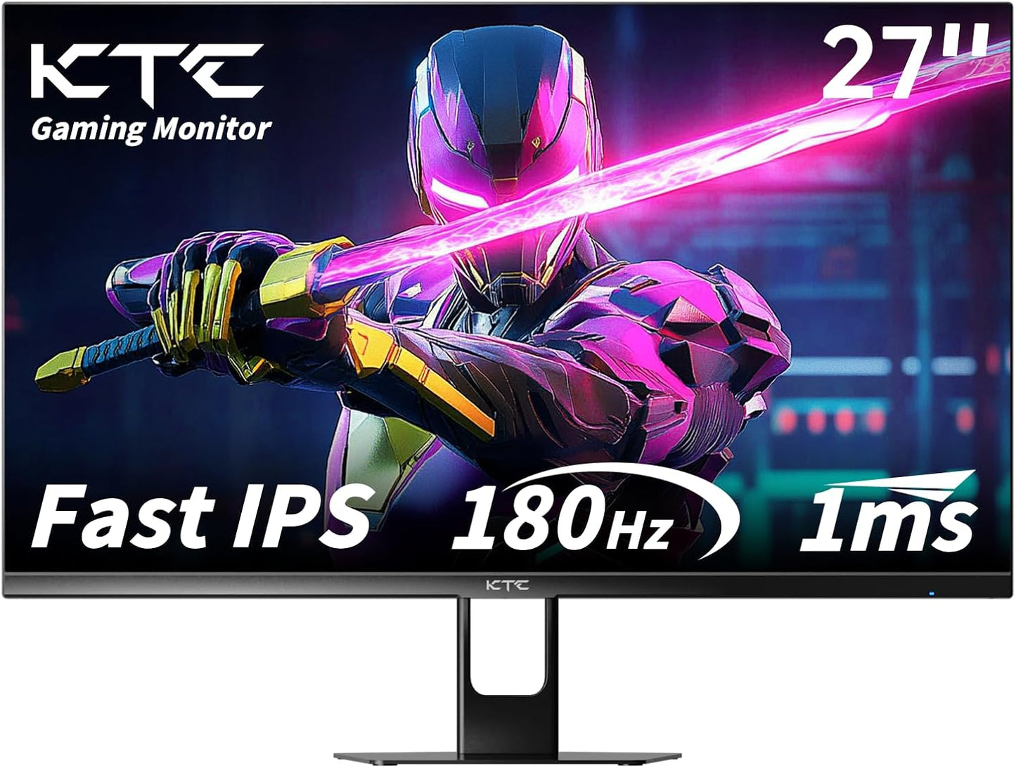 KTC 27 Inch Gaming Monitor with 180Hz Refresh Rate and HDR