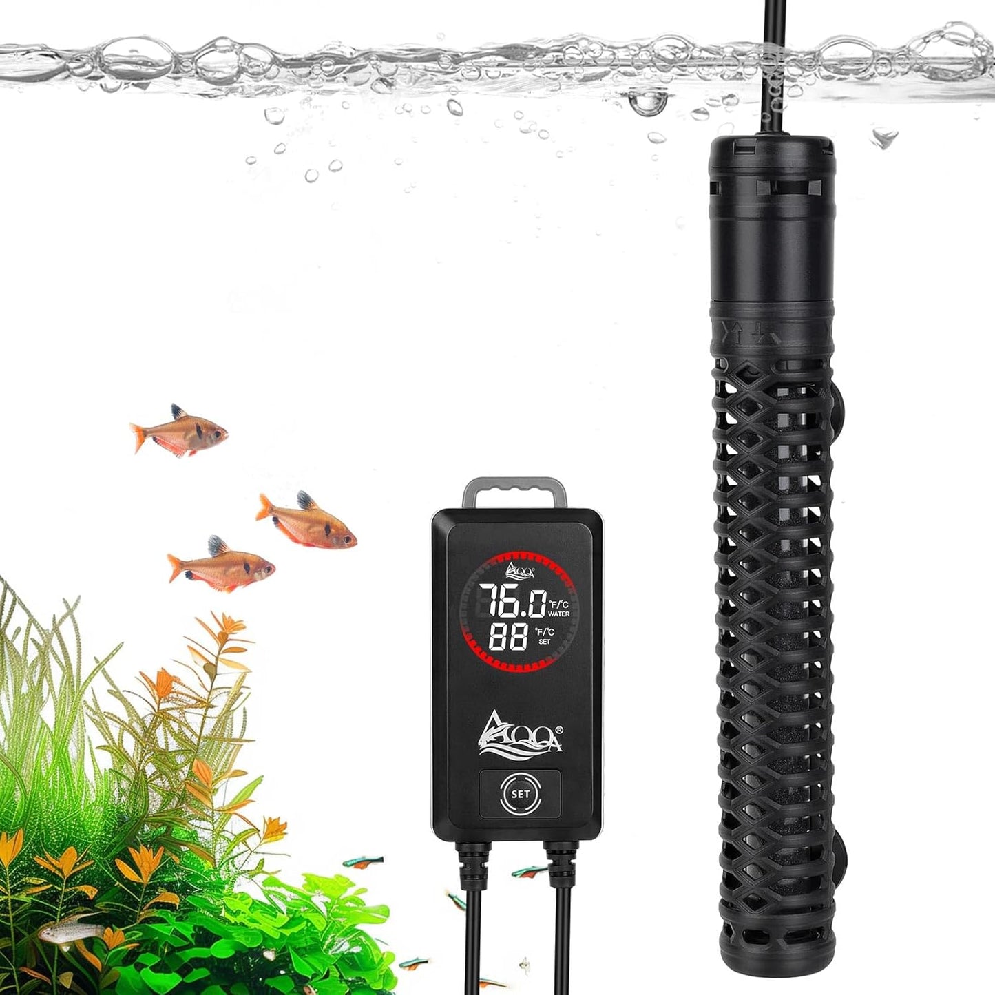 Rapid Heating Fish Tank Heater by AQQA