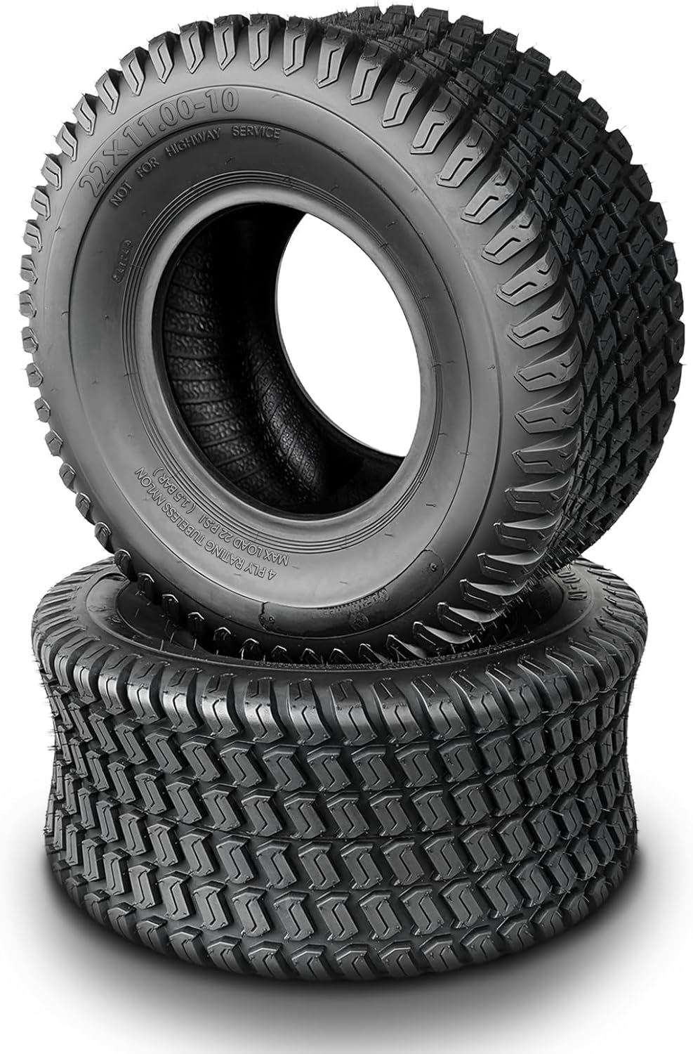 TRIPOWER 22x11.00-10 Lawn Mower Tires for Turf and Garden
