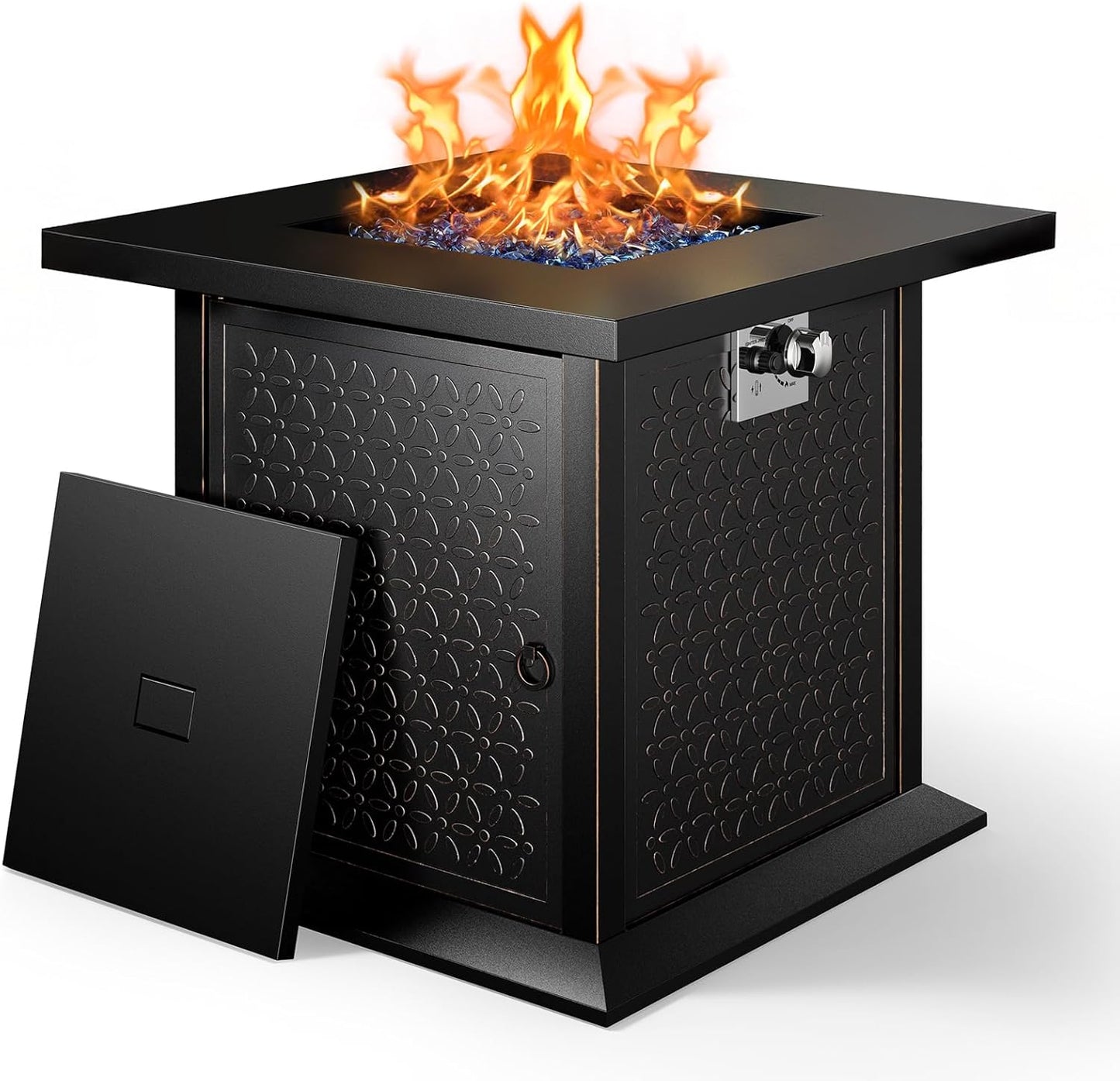 Ciays 28 Propane Fire Pit Table with 50000 BTU for Outdoor Fun