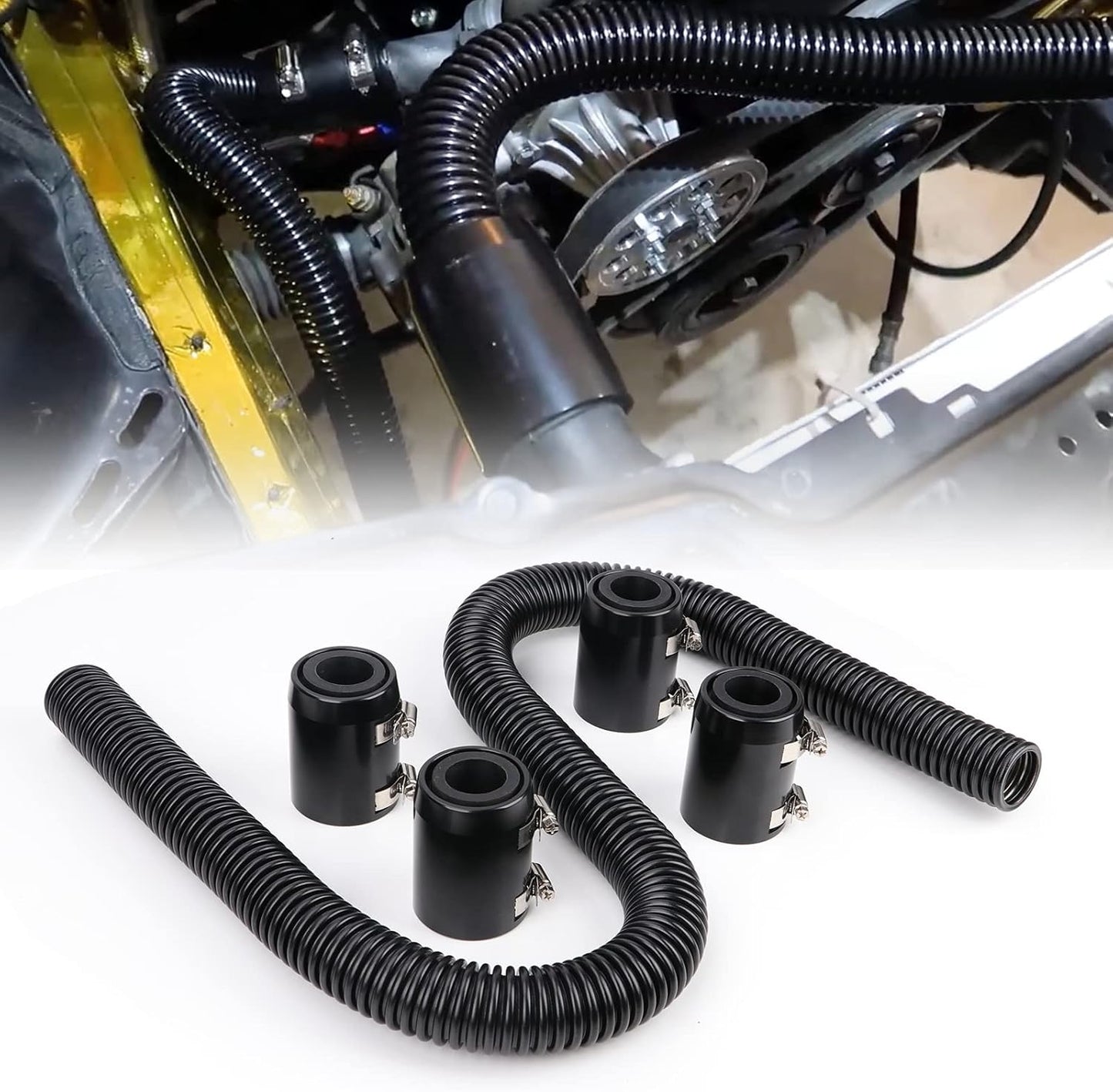 48in Flexible Radiator Hose Kit for Universal Applications