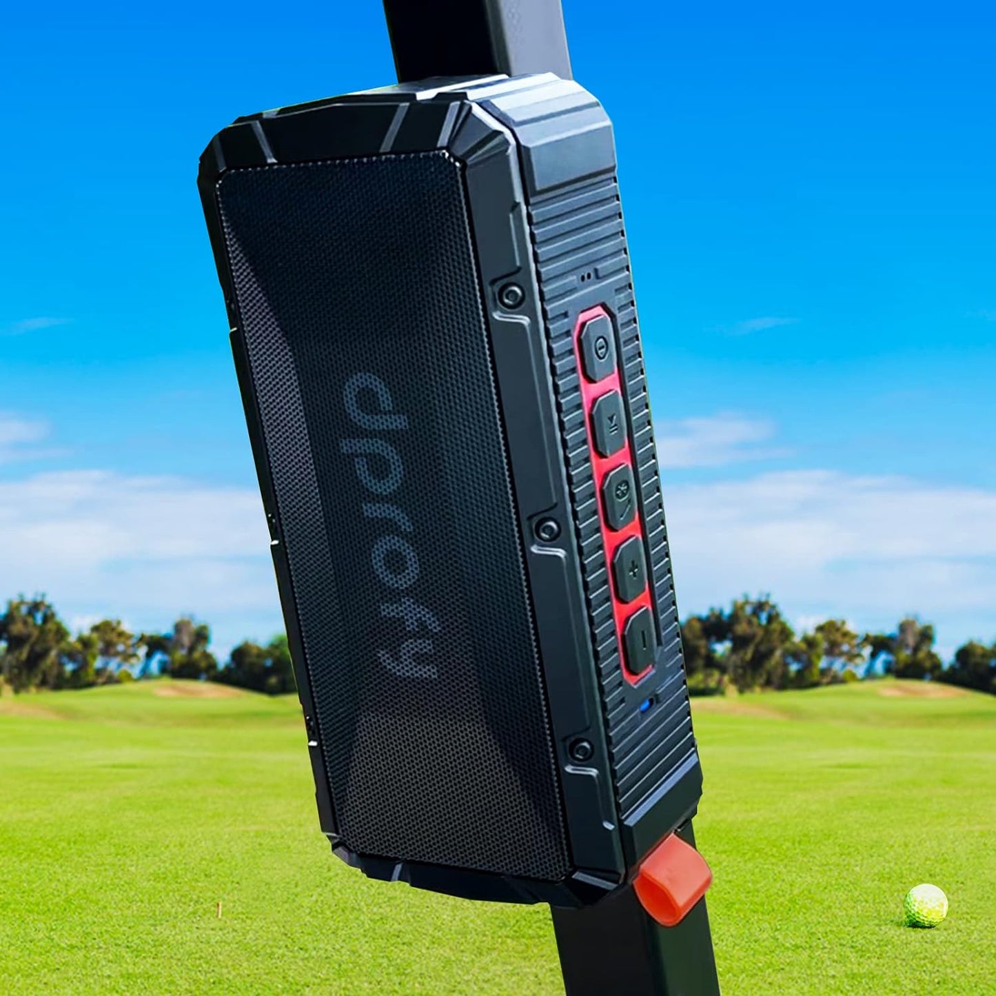 Waterproof Magnetic Golf Speaker - 24H Battery Life