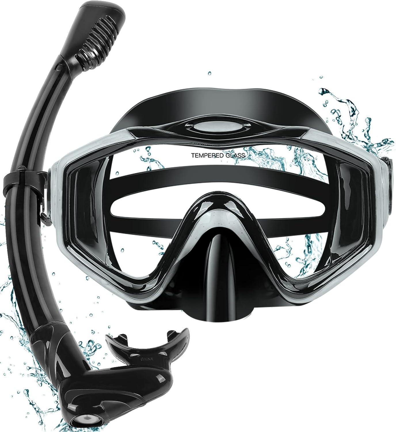 KUYOU 180 Wide View Snorkel Set - Explore the Depths!