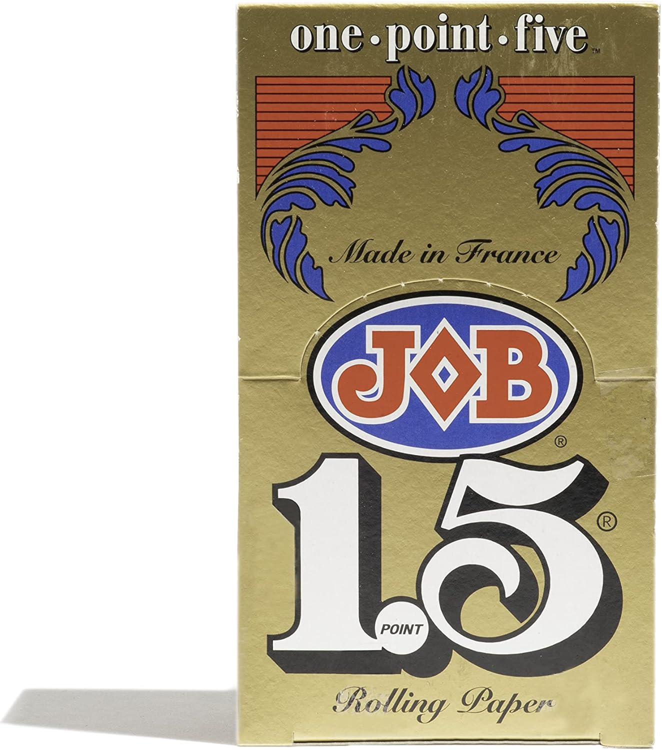 JOB Gold 1-1/2 Size Rolling Papers Set for Perfect Rolls