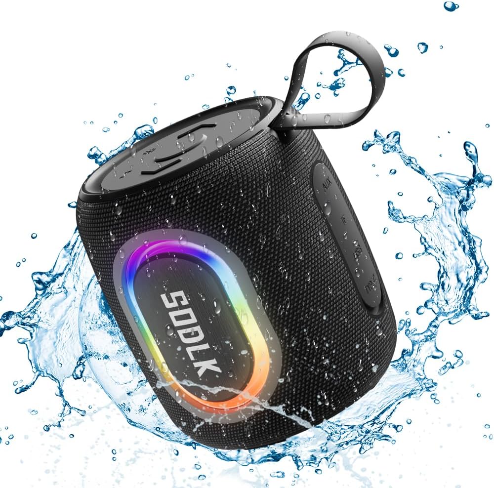 RGB Party Light Bluetooth Speaker - Waterproof & Rich Bass - SODLK
