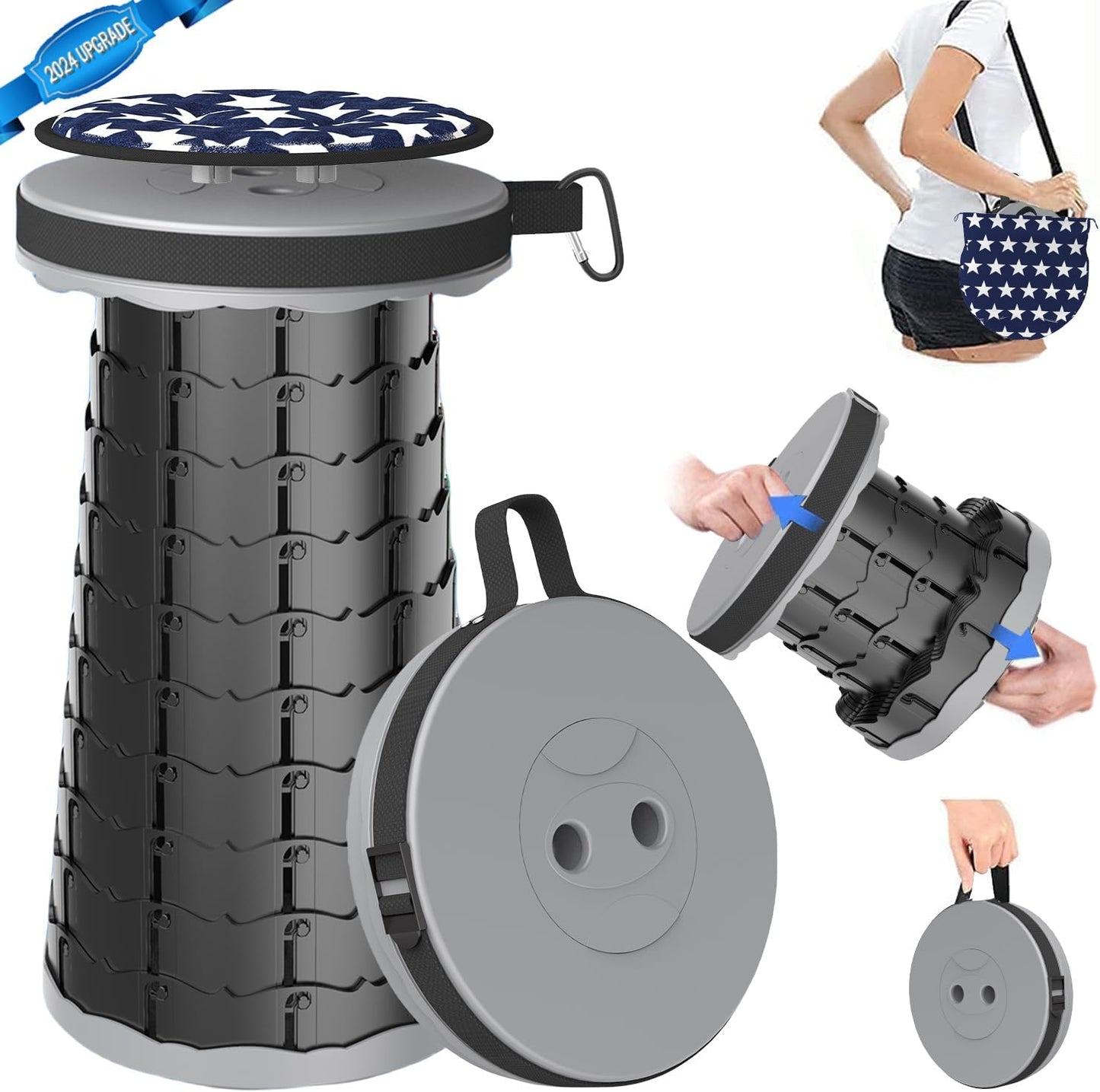 Portable Telescopic Stool: Lightweight & Sturdy