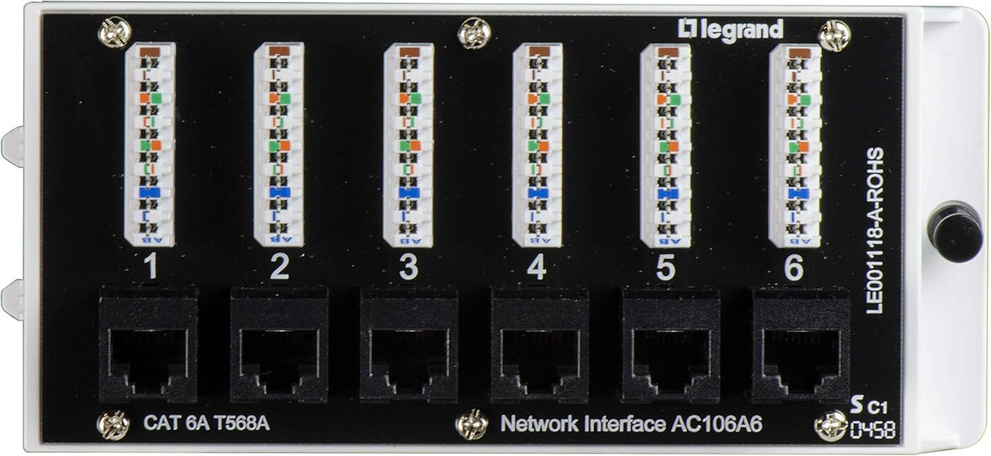 Legrand OnQ Home Theater Patch Panel for Wired Ethernet