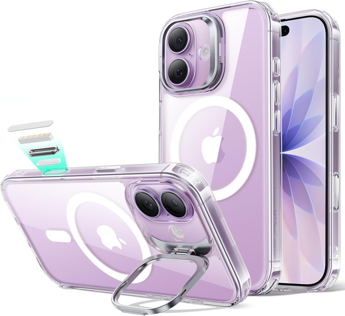 ESR iPhone 17 Case with Stash Stand and Military-Grade Protection
