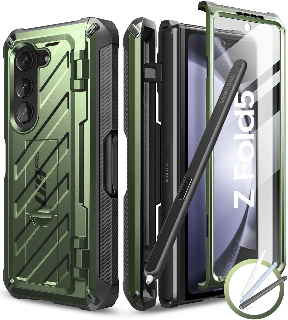 SUPCASE Galaxy Z Fold 5 Case with S Pen Holder for Protection
