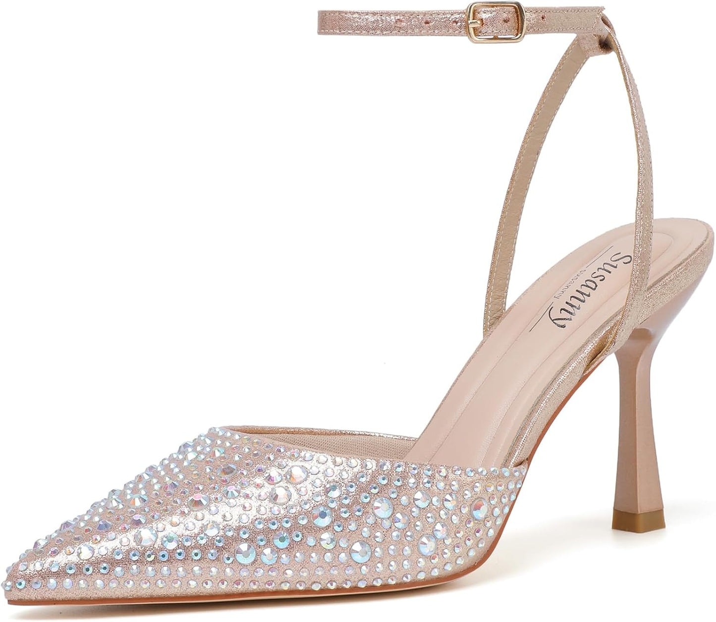 Stiletto Closed Pointed Toe Backless Dress Shoes for Women