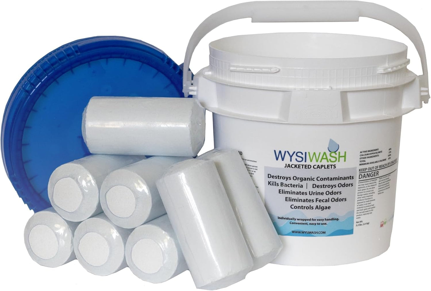 WYSIWASH 8-pack Jacketed Caplets for Effective Cleaning Solutions