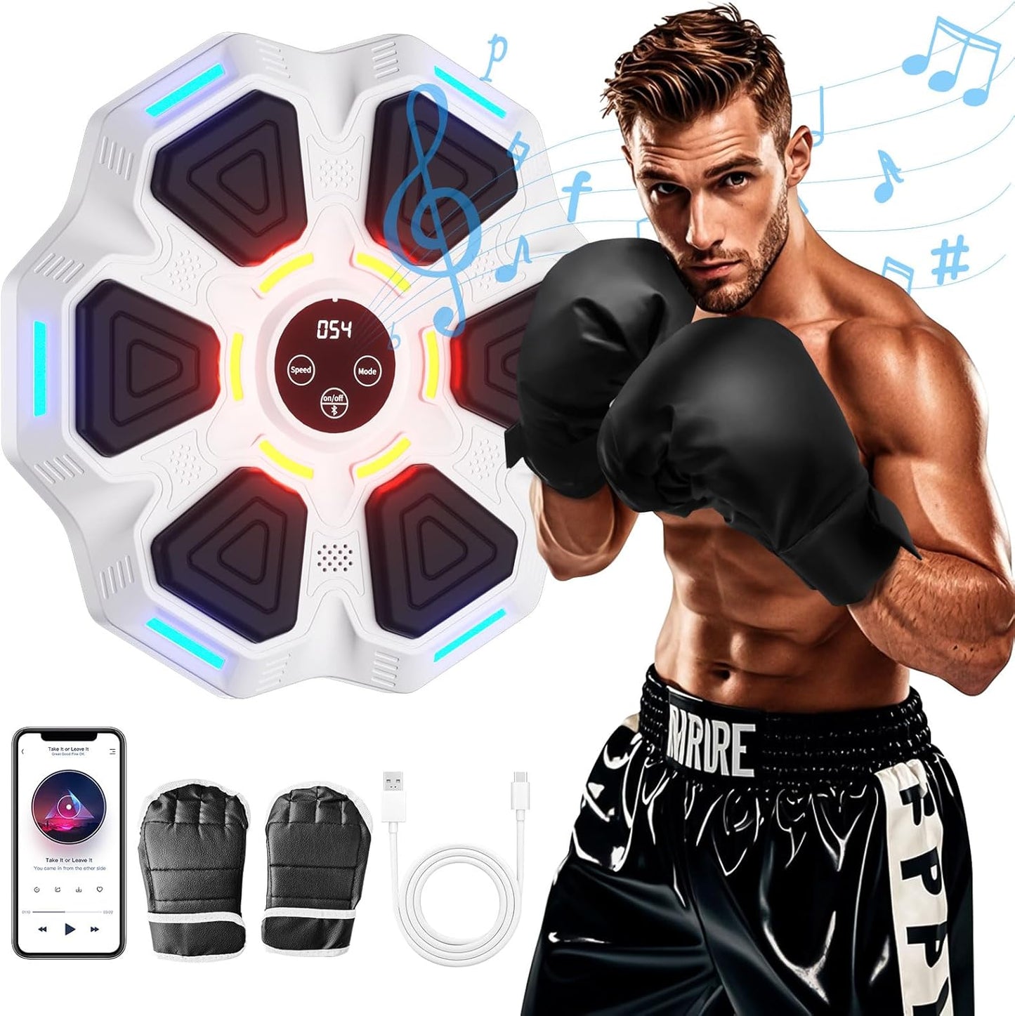 Music Boxing Machine - Fun Workouts Anywhere! Xezacoi