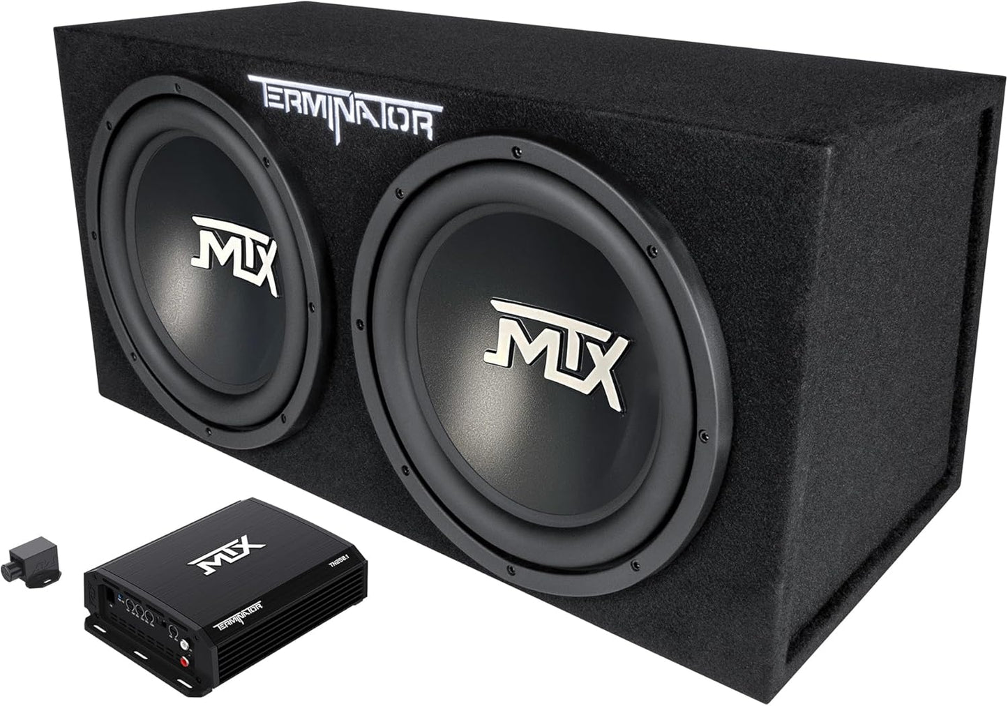 MTX TNP212D2 12-Inch Dual Loaded Subwoofer with Amplifier Combo