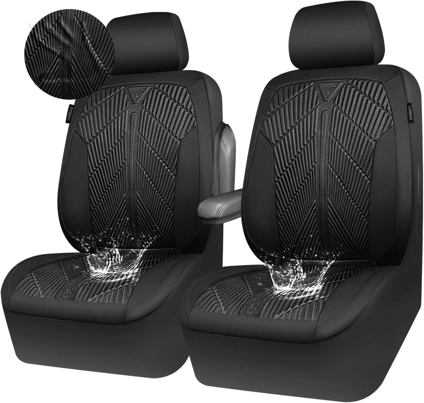 CAR Pass Waterproof Car Seat Covers for All-Weather Protection