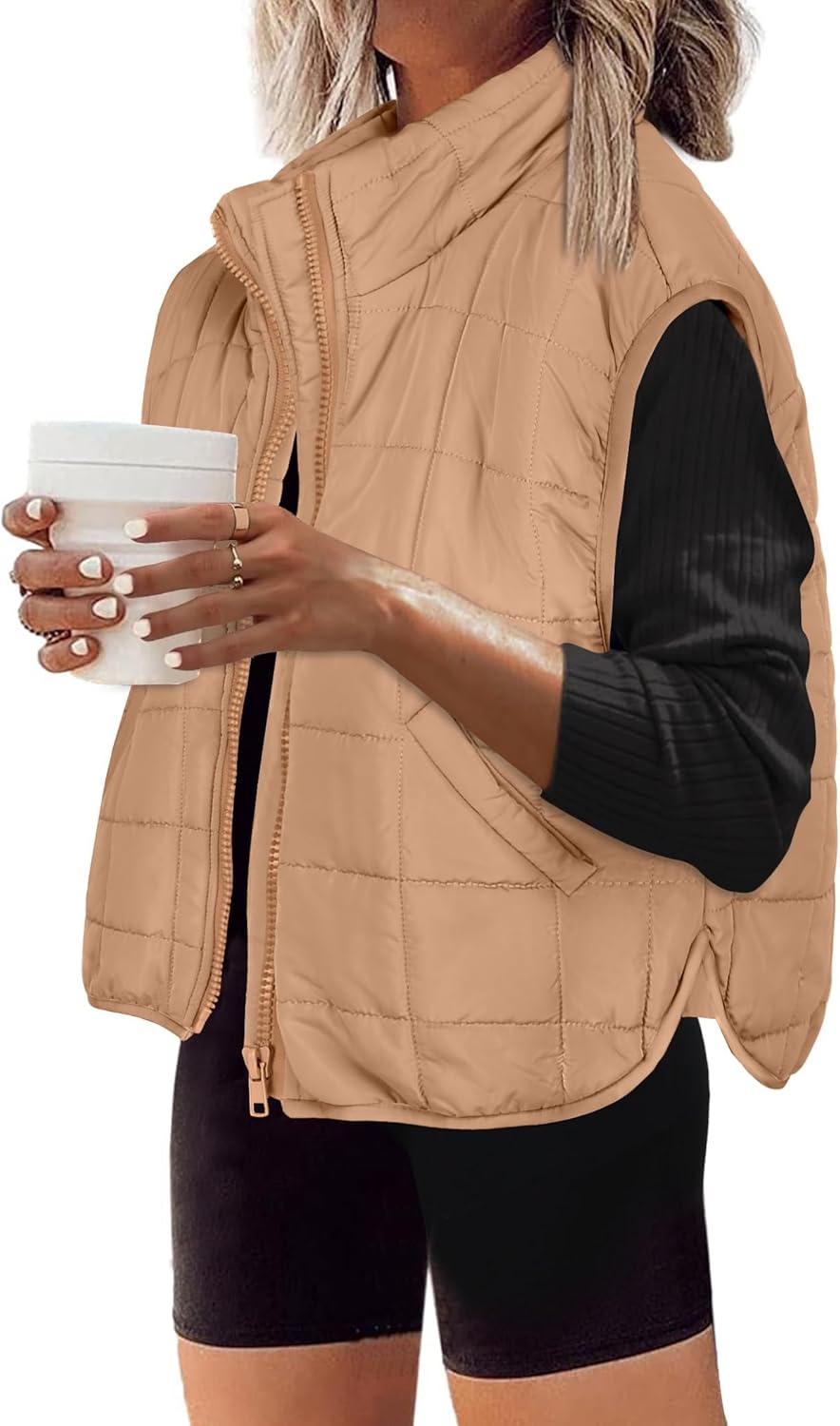 Zeagoo Womens Puffer Vest - Stylish Sleeveless Winter Outerwear