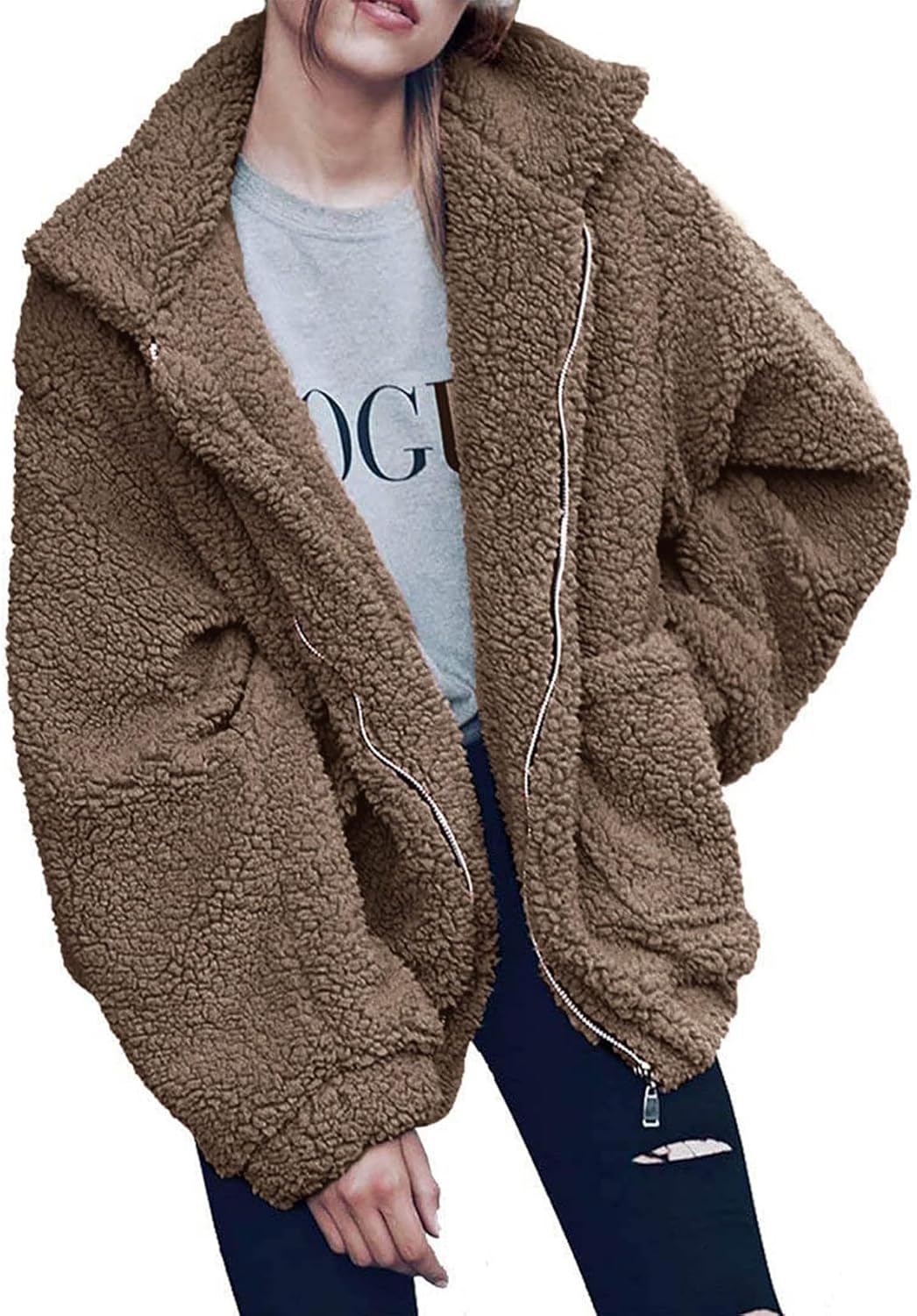 Trendy Women's Sherpa Fleece Winter Coats for Cozy Style