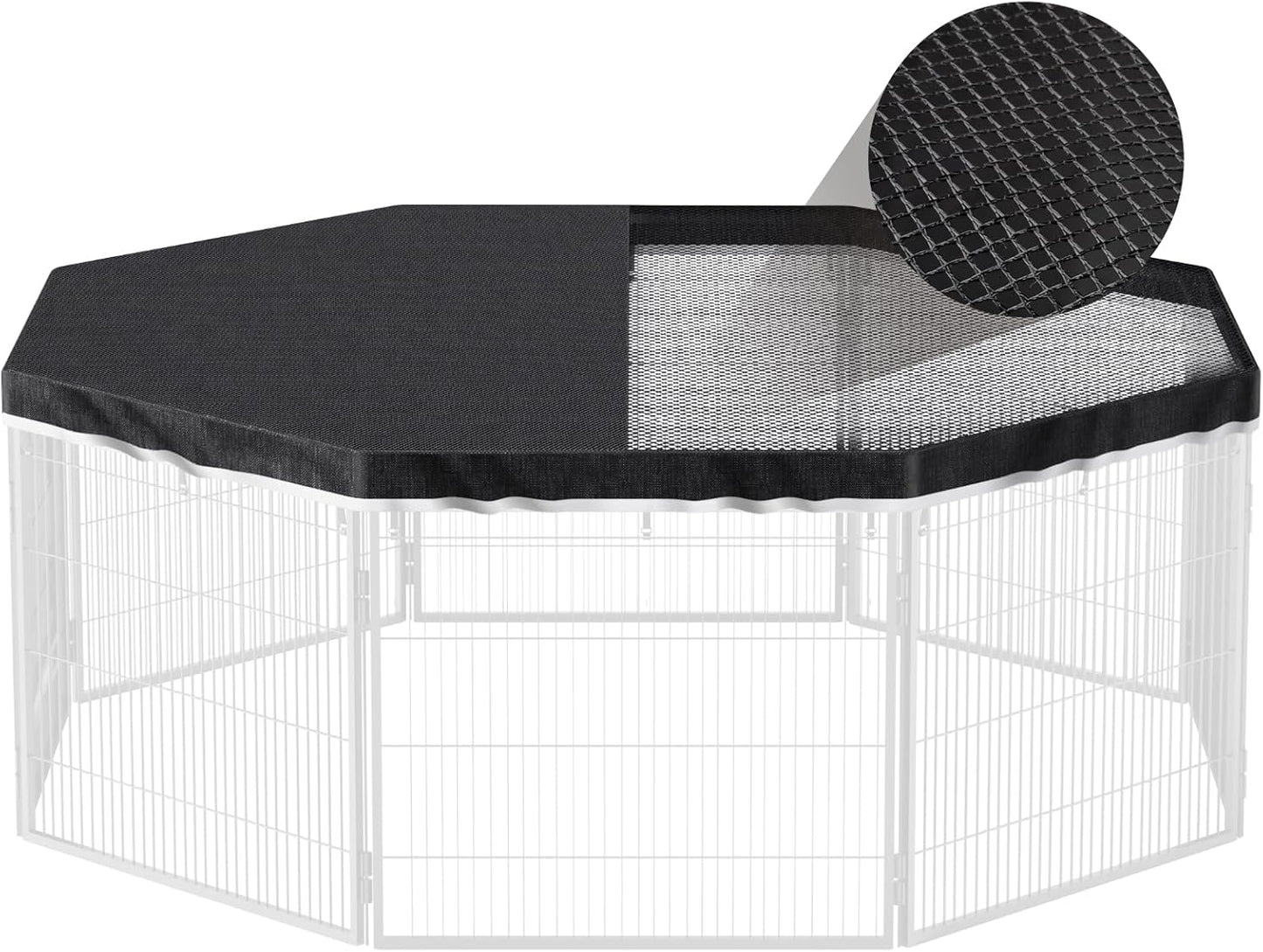 PJYuCien Dog Playpen Top Cover for 32 Inch Wide Playpens