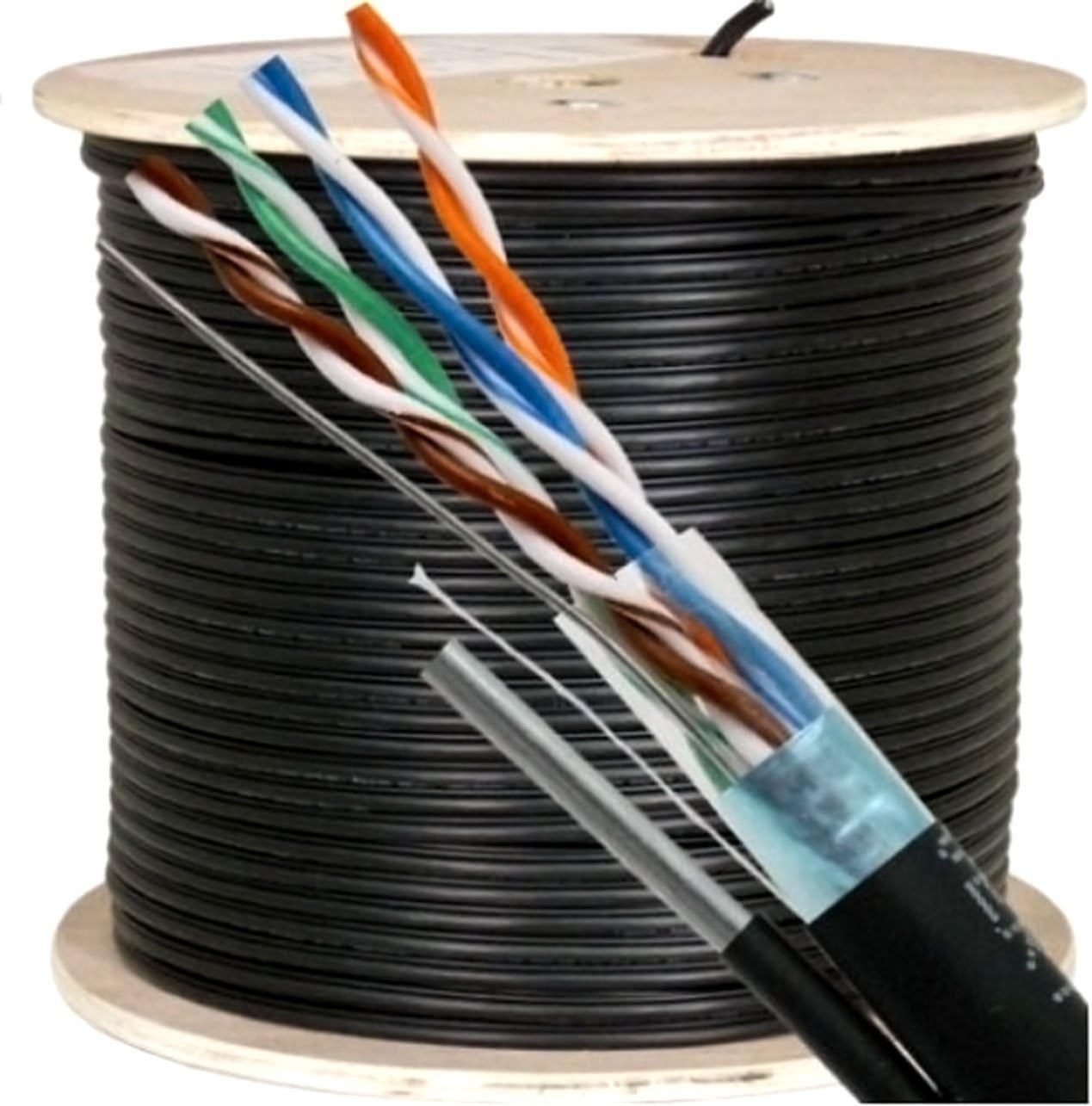 Vertical Cable Cat5e 350Mhz Outdoor Ethernet Cable 1000ft