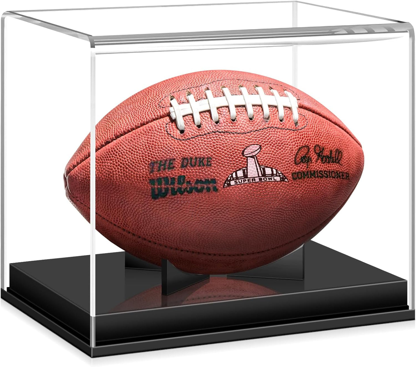 KKU Football Display Case for Autographed Footballs, No Assembly