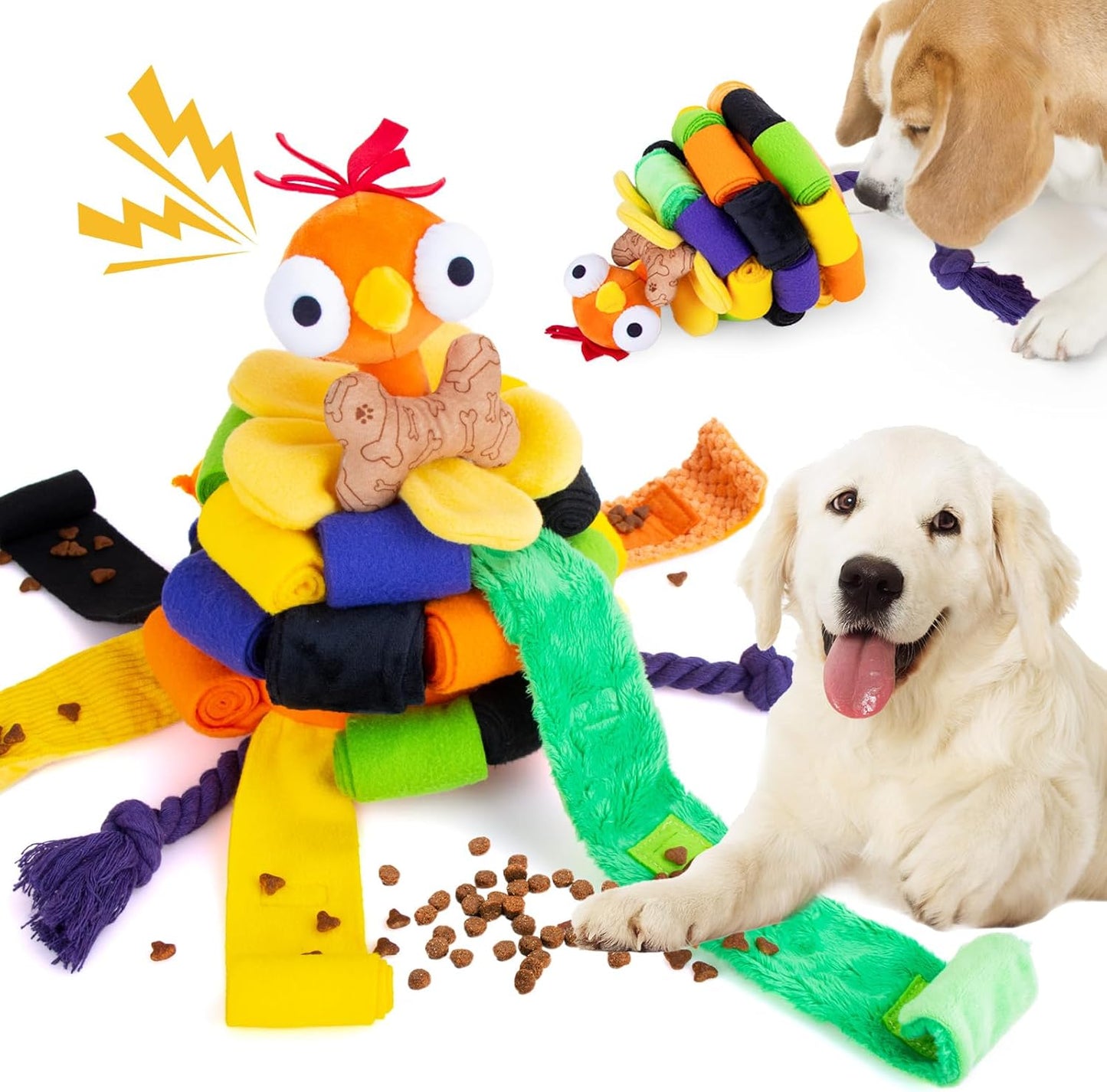 Interactive Snuffle Ball for Dogs - Boredom Buster!