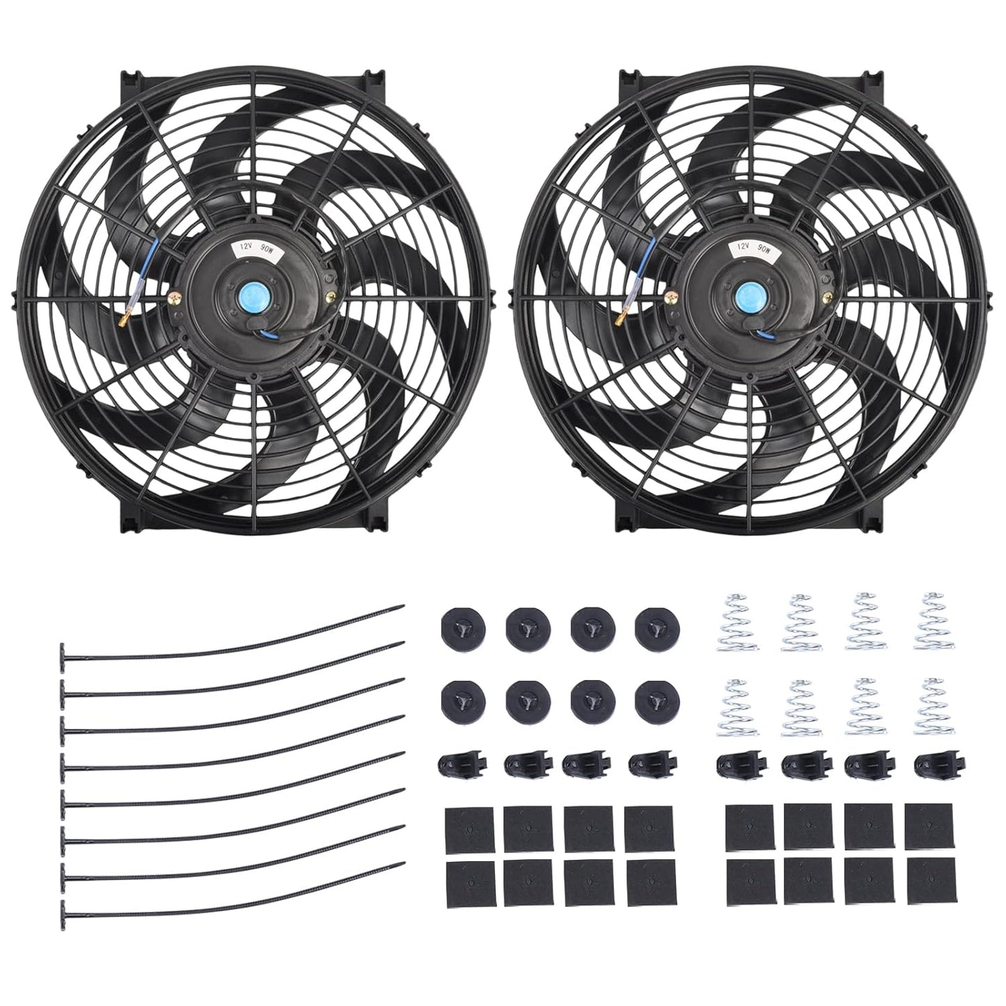 14 Inch Electric Radiator Cooling Fan Mounting Kit for Vehicles
