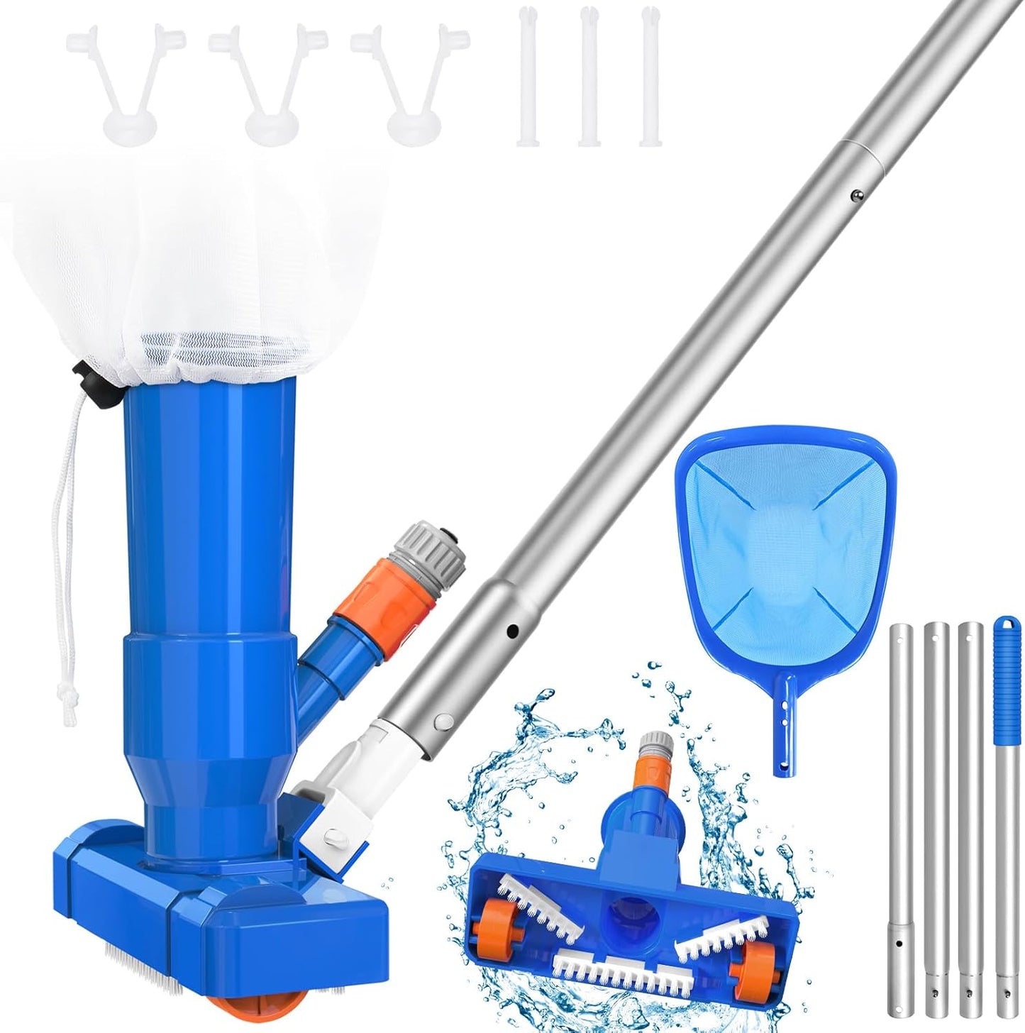 2025 Upgraded Swimming Pool Jet Vacuum Cleaner Kit for Easy Cleanup