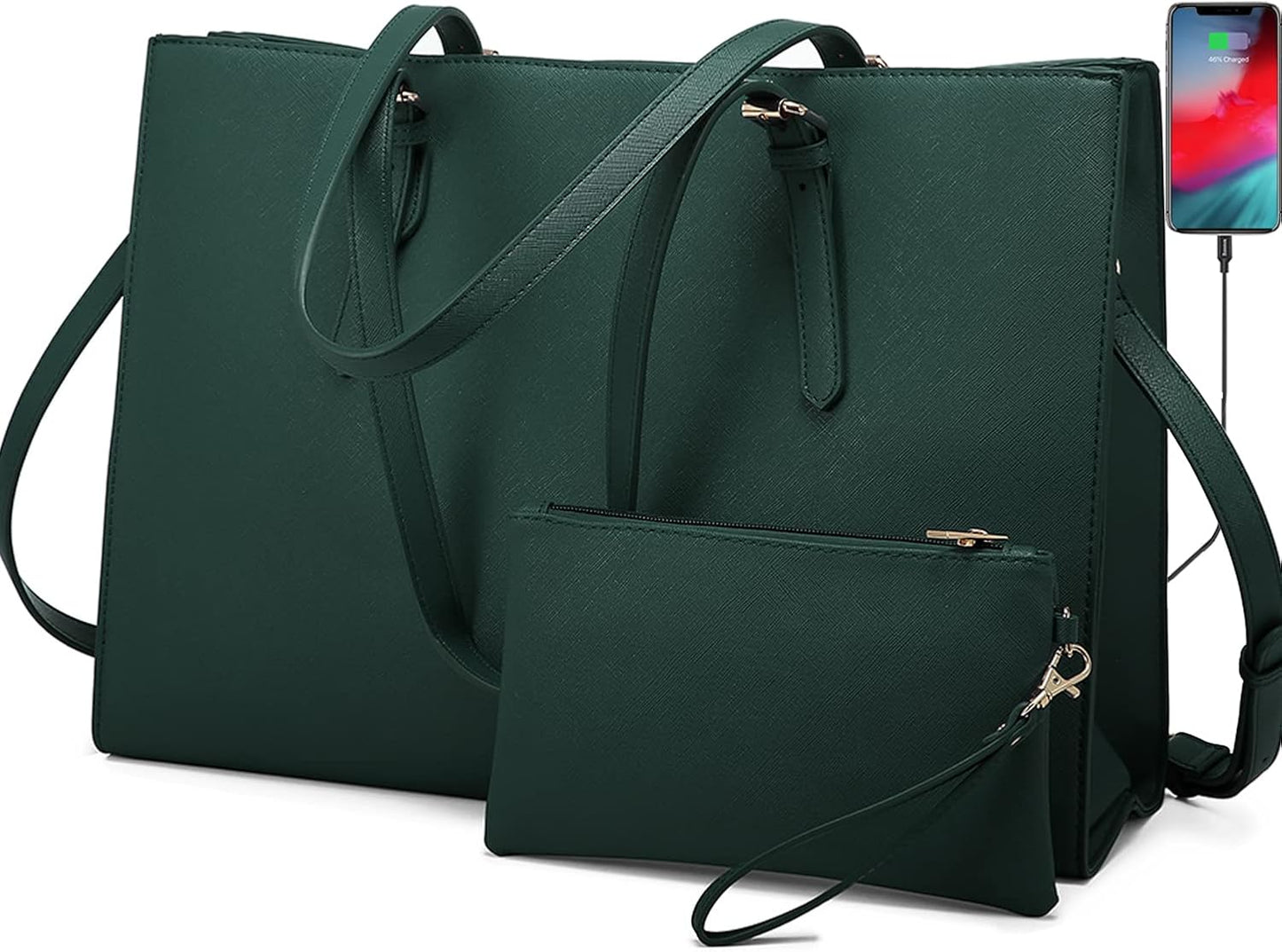 LOVEVOOK Laptop Bag for Women: Stylish Large Capacity Tote
