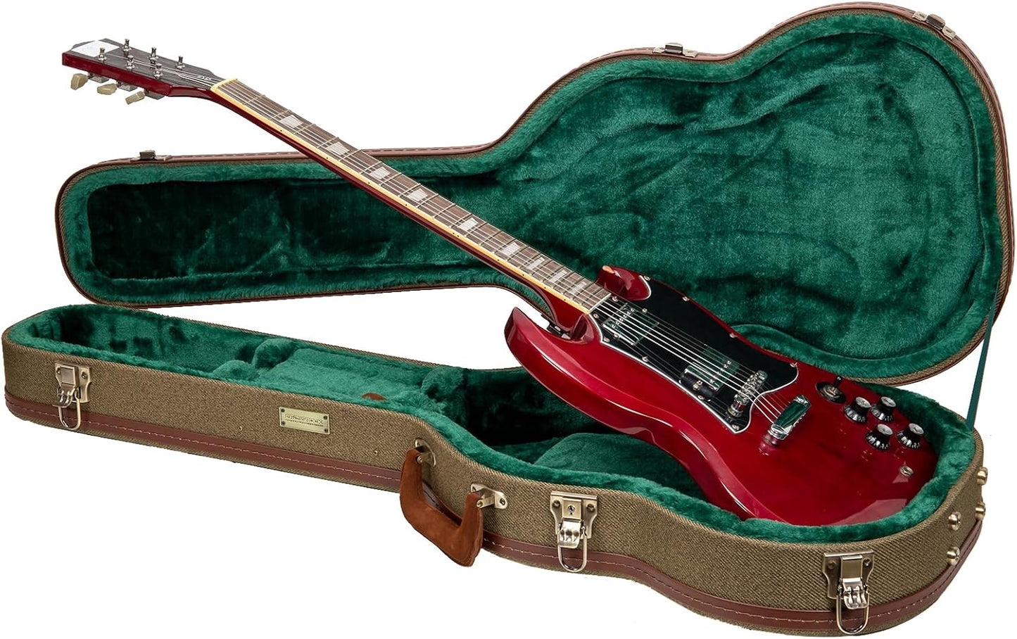 Crossrock Master Series SG Electric Guitar Case for Safe Travel