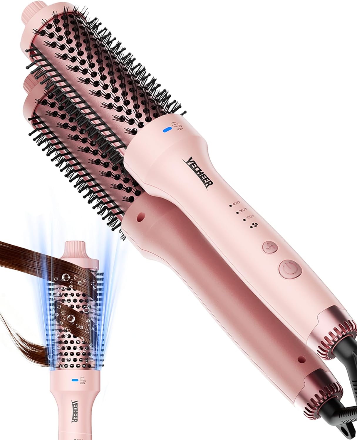 Thermal Brush for Blowout Look with Dual Ionic Power Technology