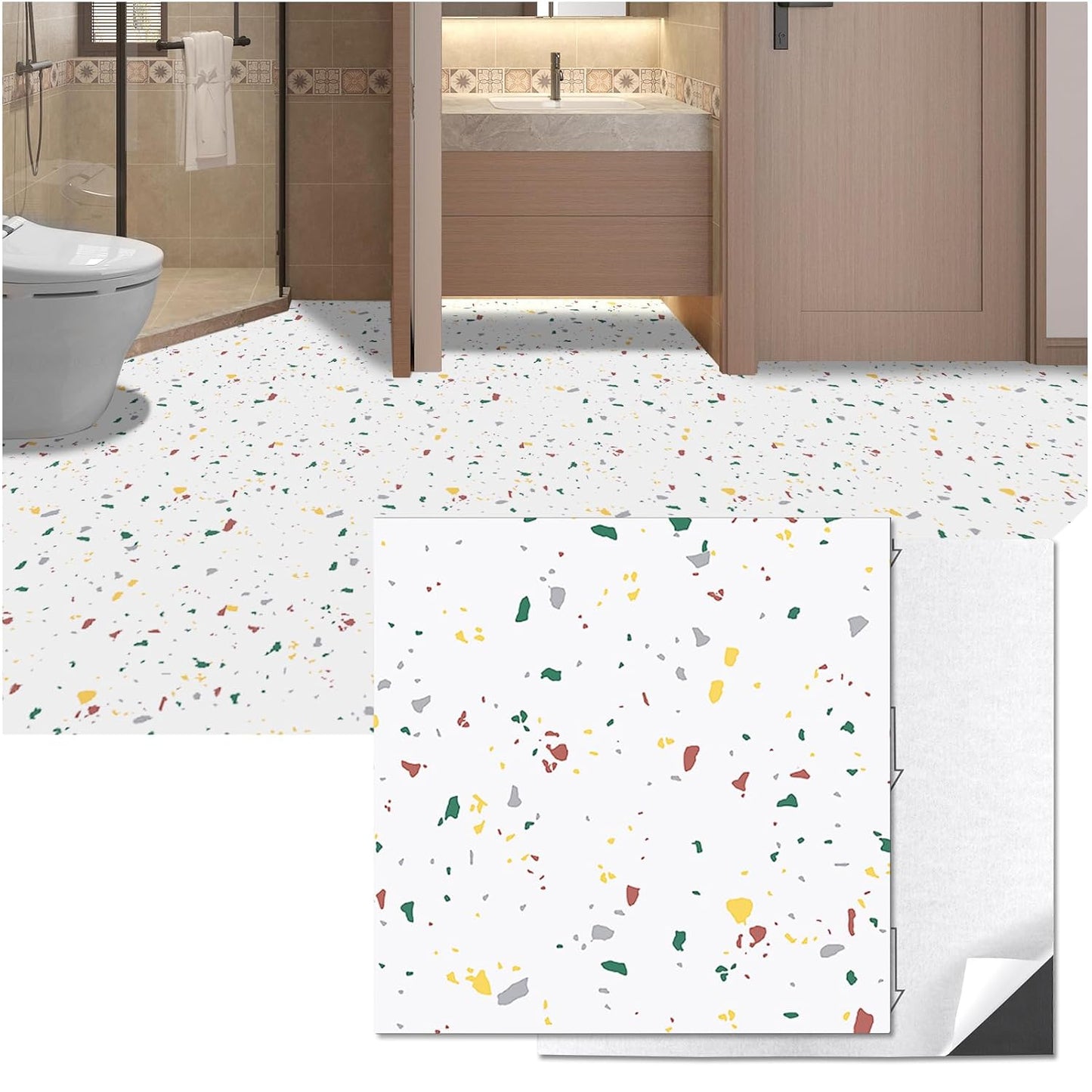 Art3d Peel and Stick Floor Tile for Easy Home Renovation